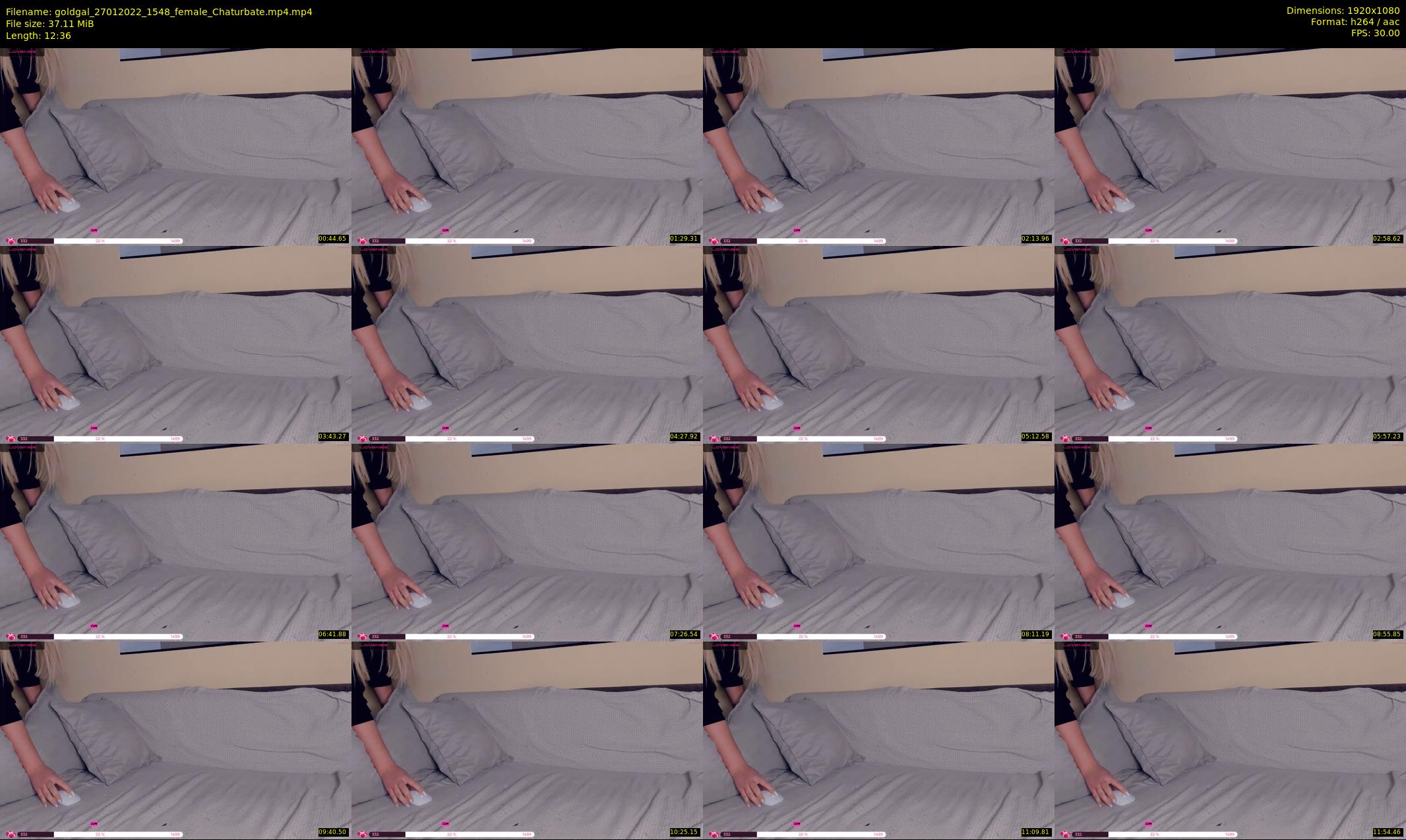 goldgal — 13 minute Chaturbate female cam show recording, 1080p, Jan 27, 2022
