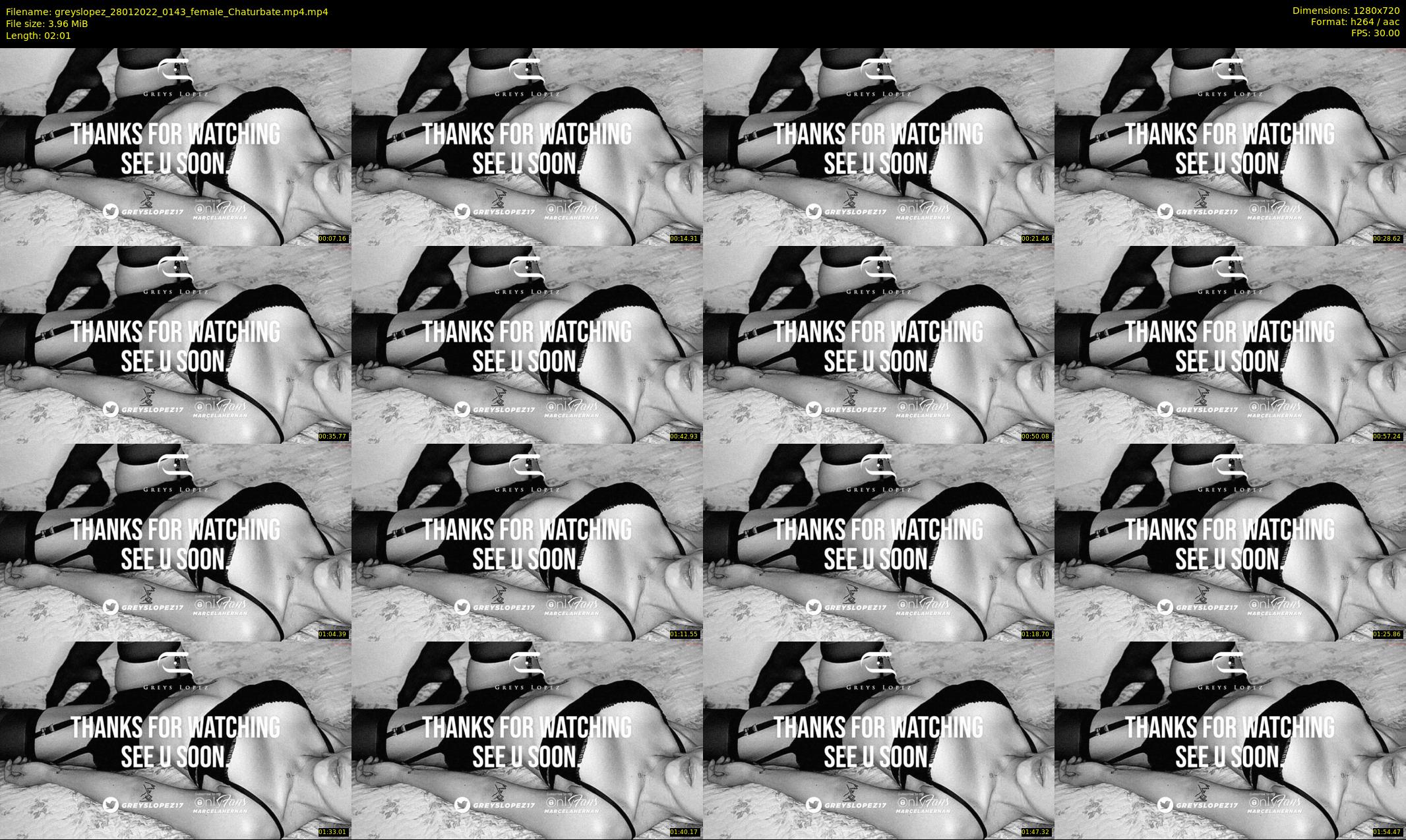 greyslopez — 3 minute Chaturbate female cam show recording, 720p, Jan 28, 2022