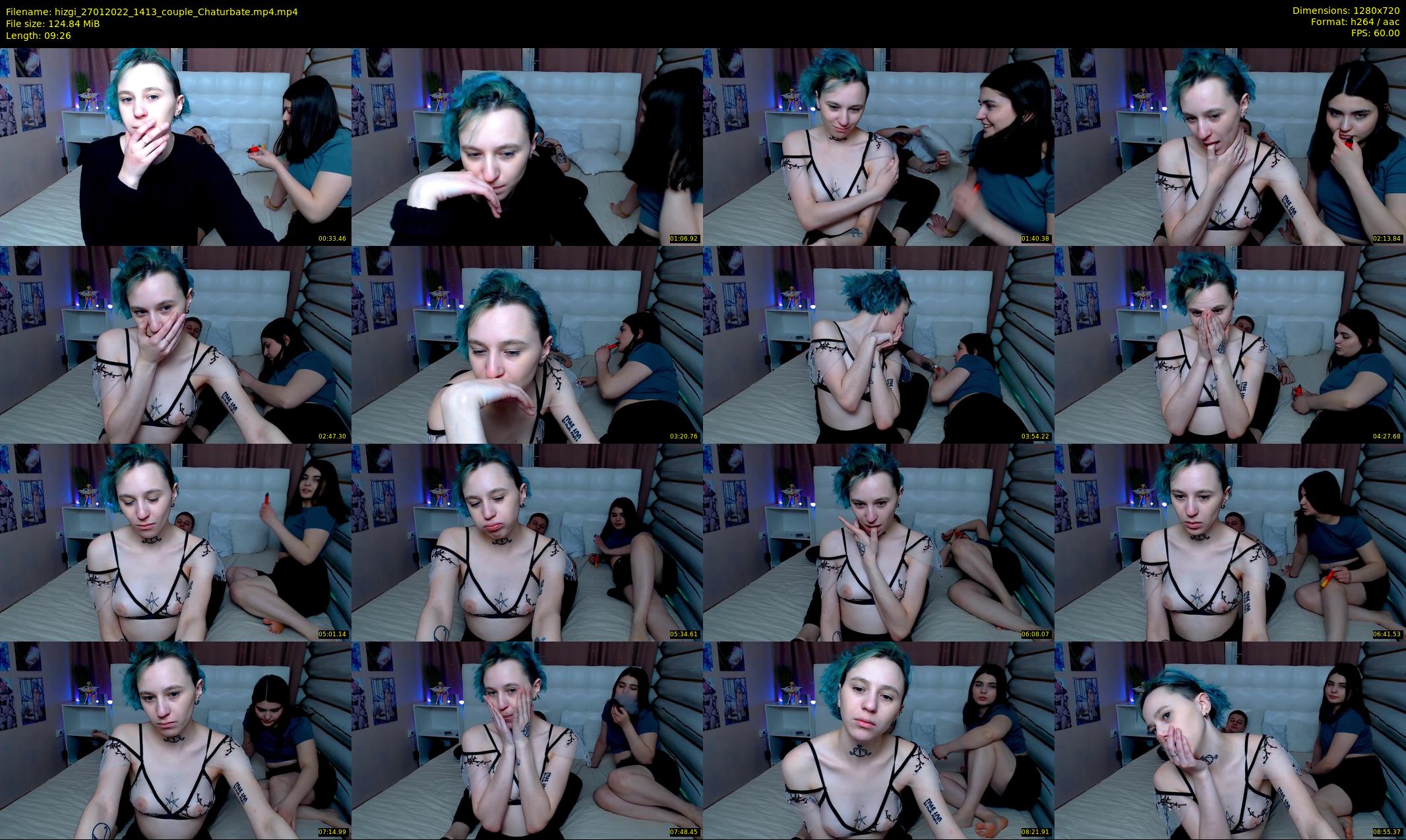 hizgi — 10 minute Chaturbate couple cam show recording, 720p, Jan 27, 2022