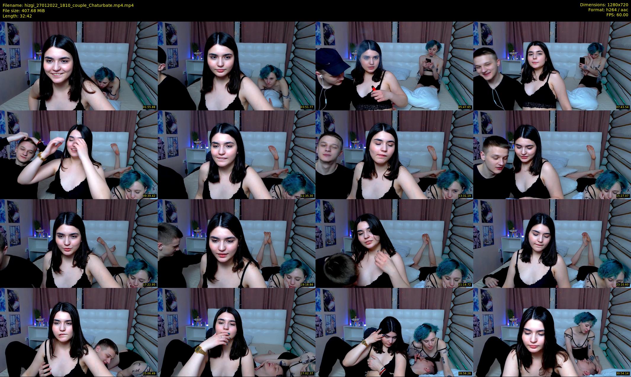 hizgi — 33 minute Chaturbate couple cam show recording, 720p, Jan 27, 2022
