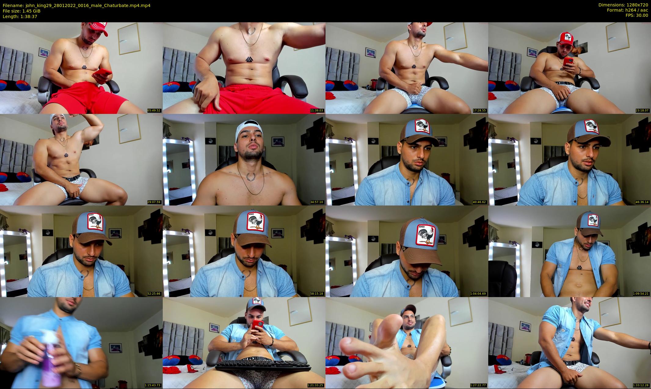 john_king29 — 99 minute Chaturbate male cam show recording, 720p, Jan 28, 2022