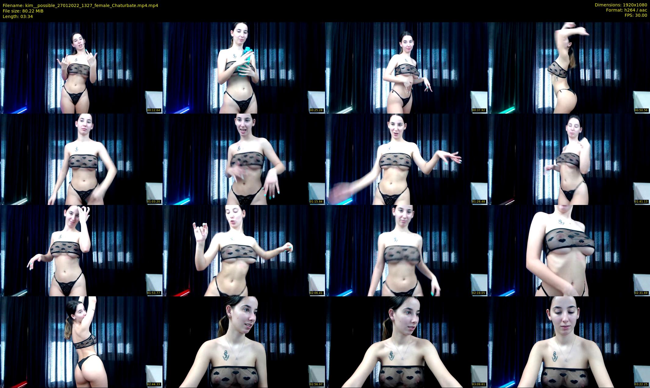 kim__possible — 4 minute Chaturbate female cam show recording, 1080p, Jan 27, 2022