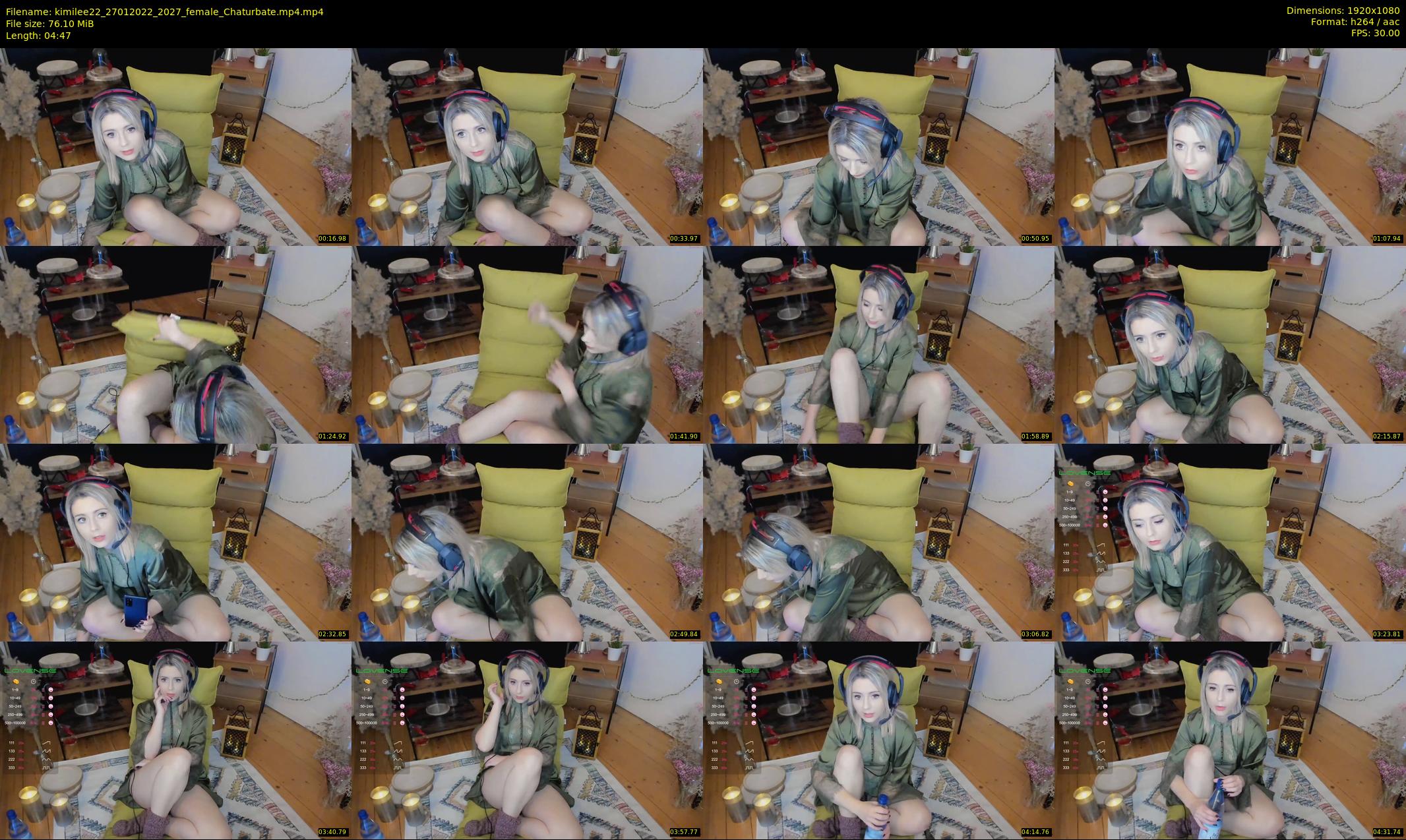 kimilee22 — 5 minute Chaturbate female cam show recording, 1080p, Jan 27, 2022