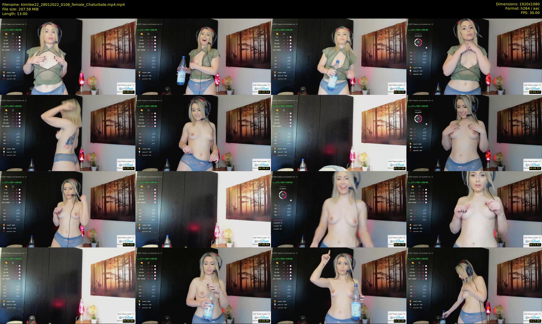 kimilee22 — 13 minute Chaturbate female cam show recording, 1080p, Jan 28, 2022