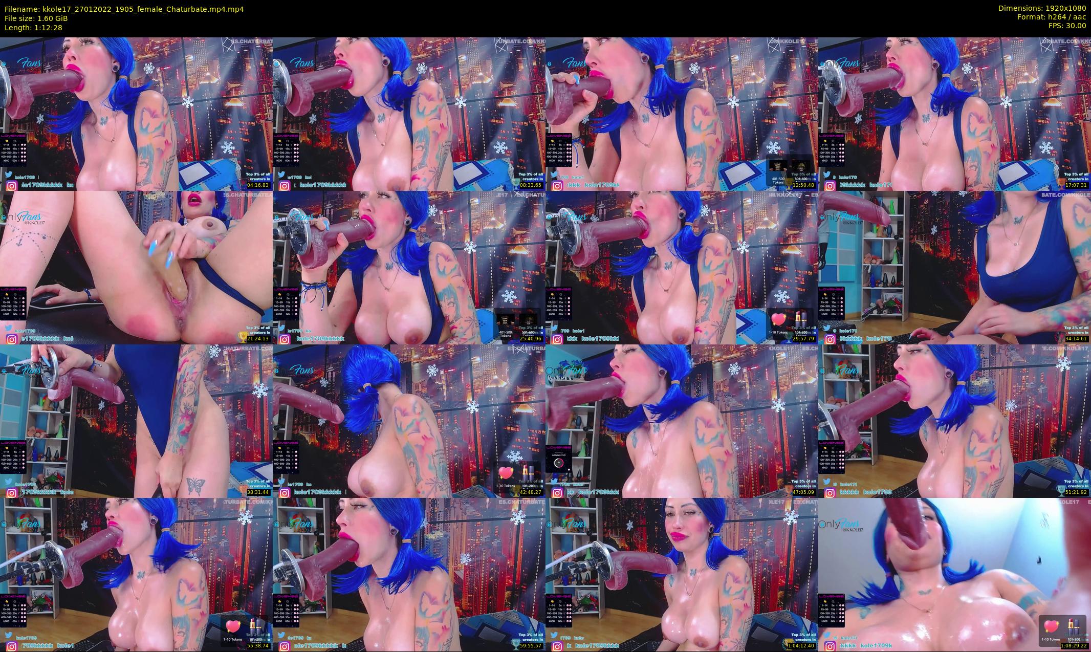 kkole17 — 73 minute Chaturbate female cam show recording, 1080p, Jan 27, 2022