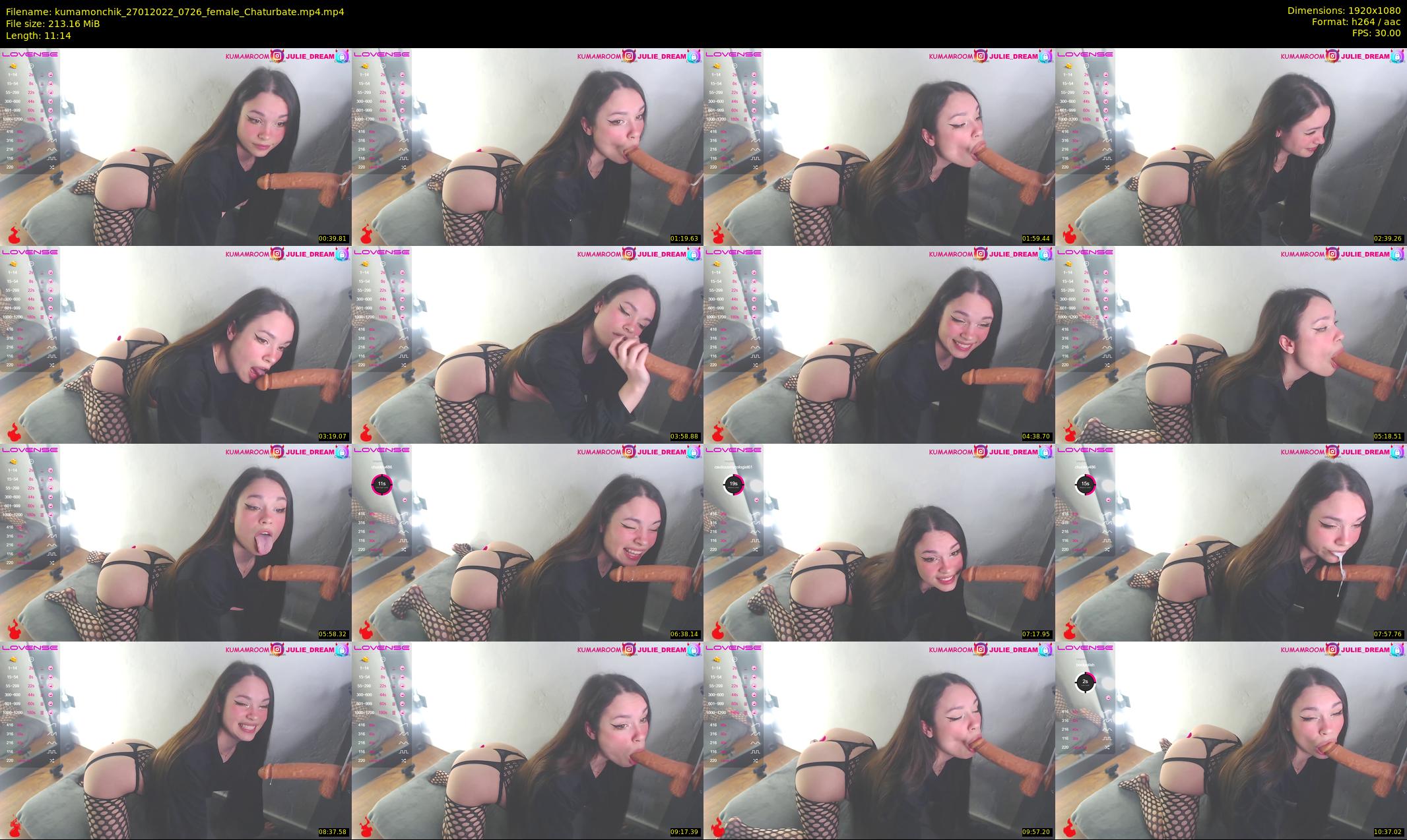 kumamonchik — 12 minute Chaturbate couple cam show recording, 1080p, Jan 27, 2022