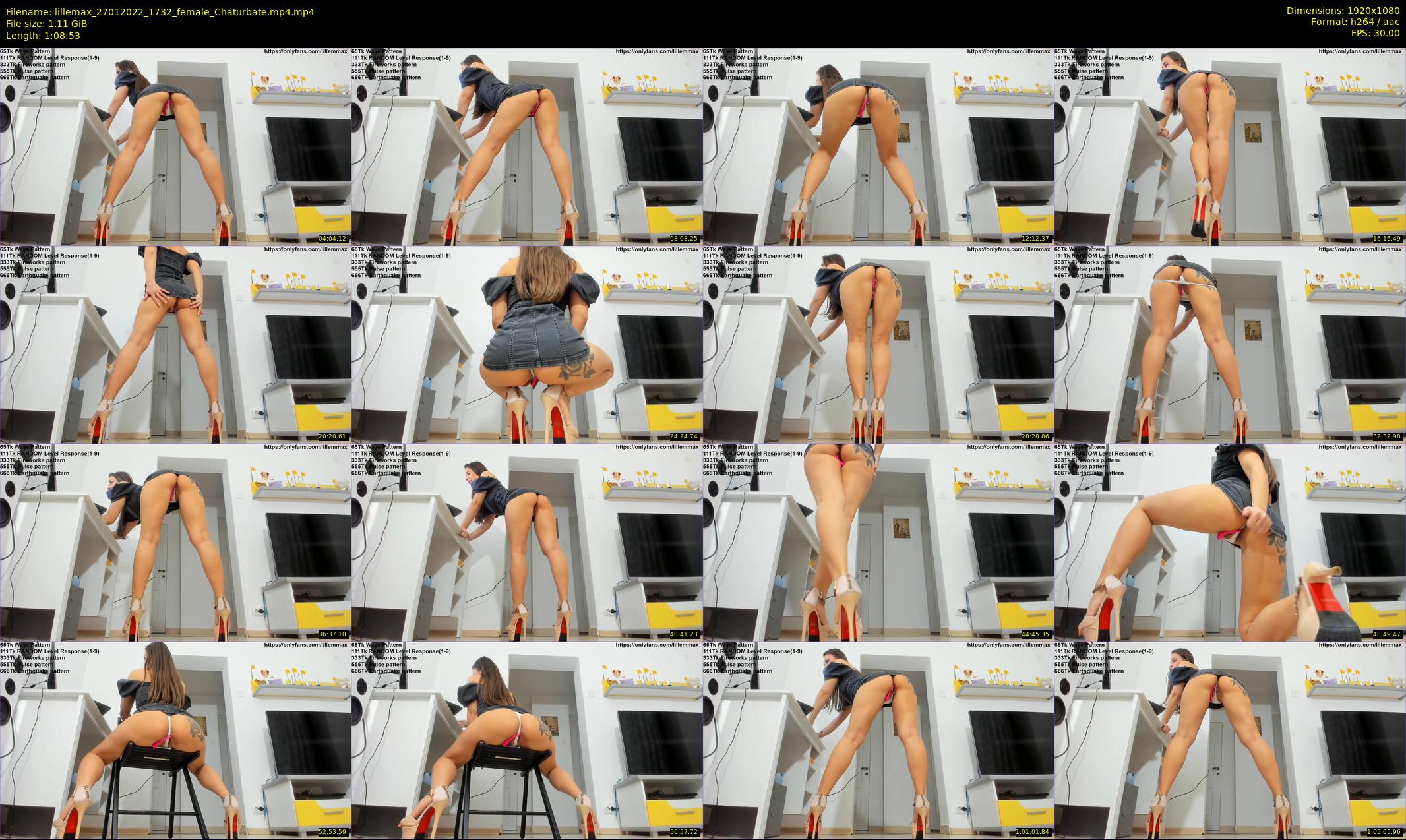 lillemax — 69 minute Chaturbate female cam show recording, 1080p, Jan 27, 2022