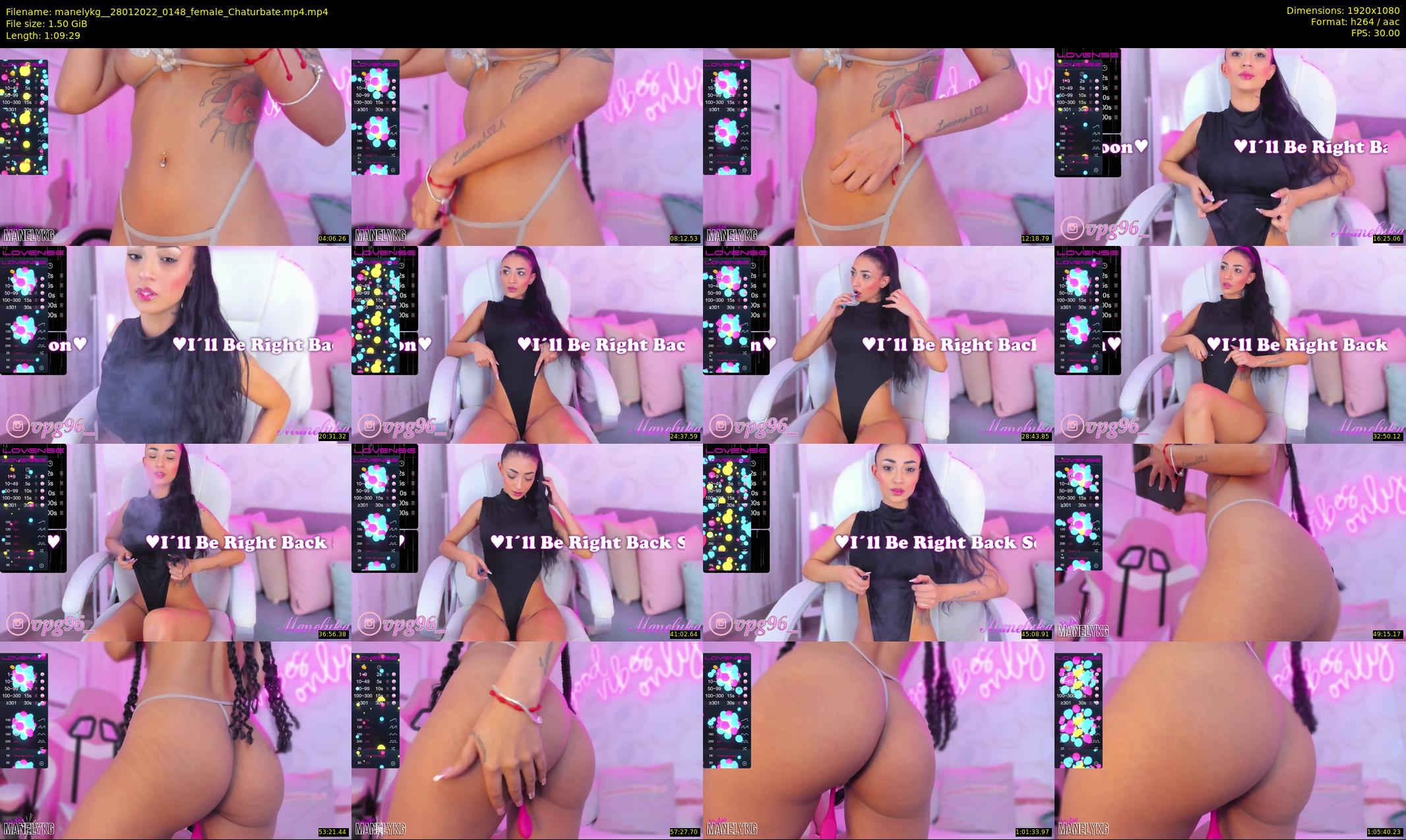 manelykg_ — 70 minute Chaturbate female cam show recording, 1080p, Jan 28, 2022
