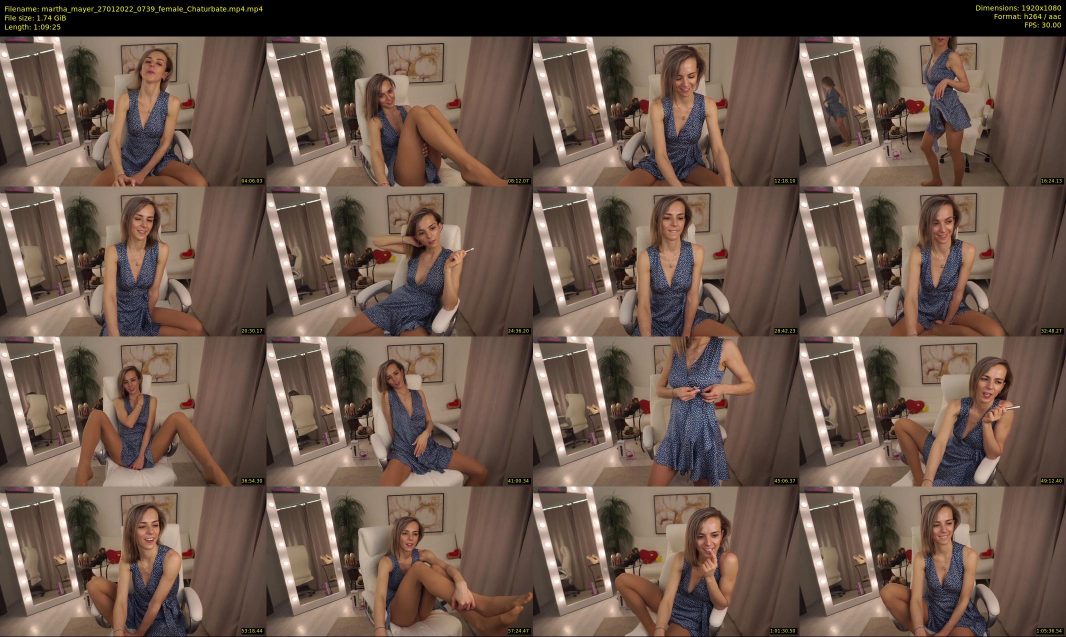 martha_mayer — 70 minute Chaturbate female cam show recording, 1080p, Jan 27, 2022