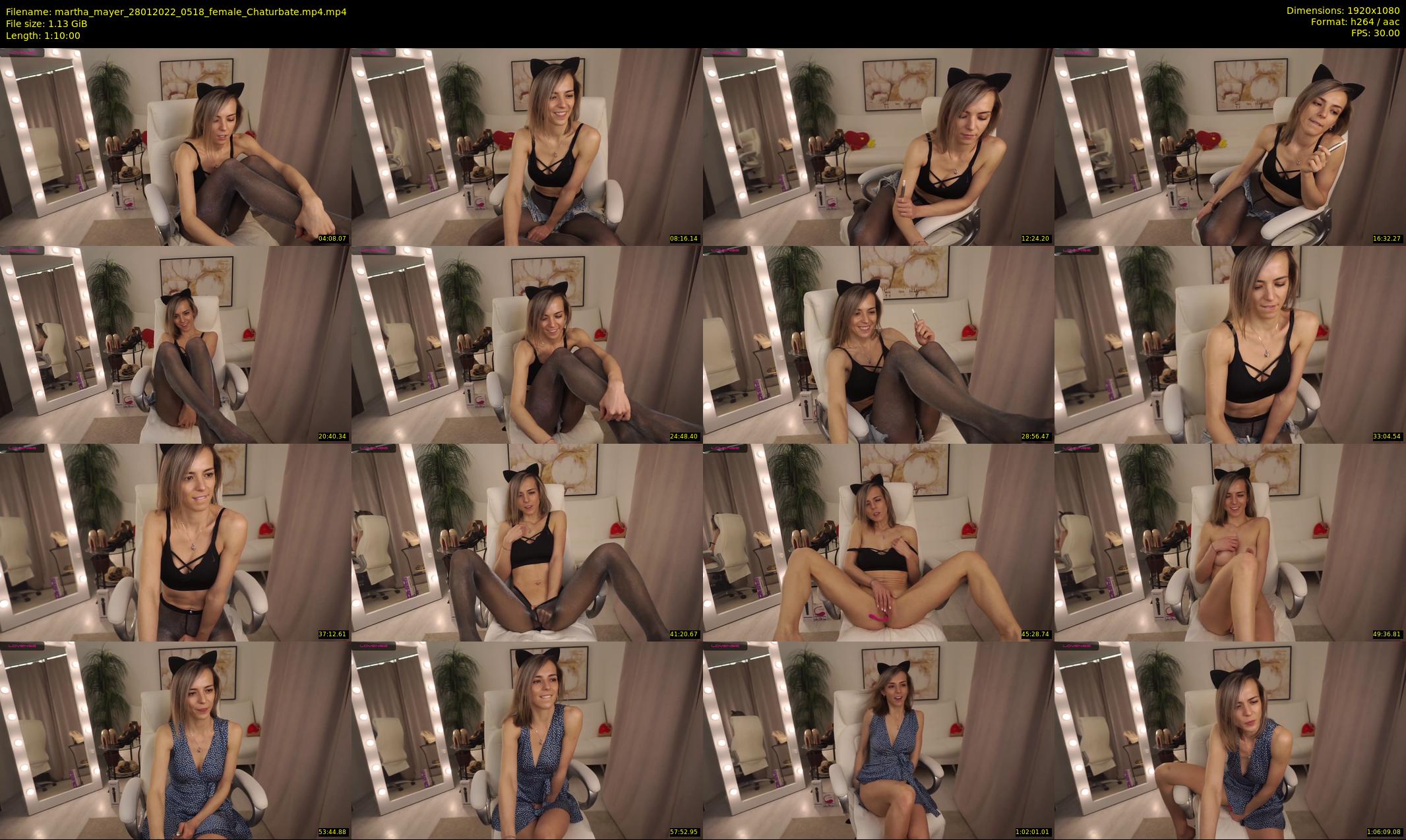 martha_mayer — 70 minute Chaturbate female cam show recording, 1080p, Jan 28, 2022