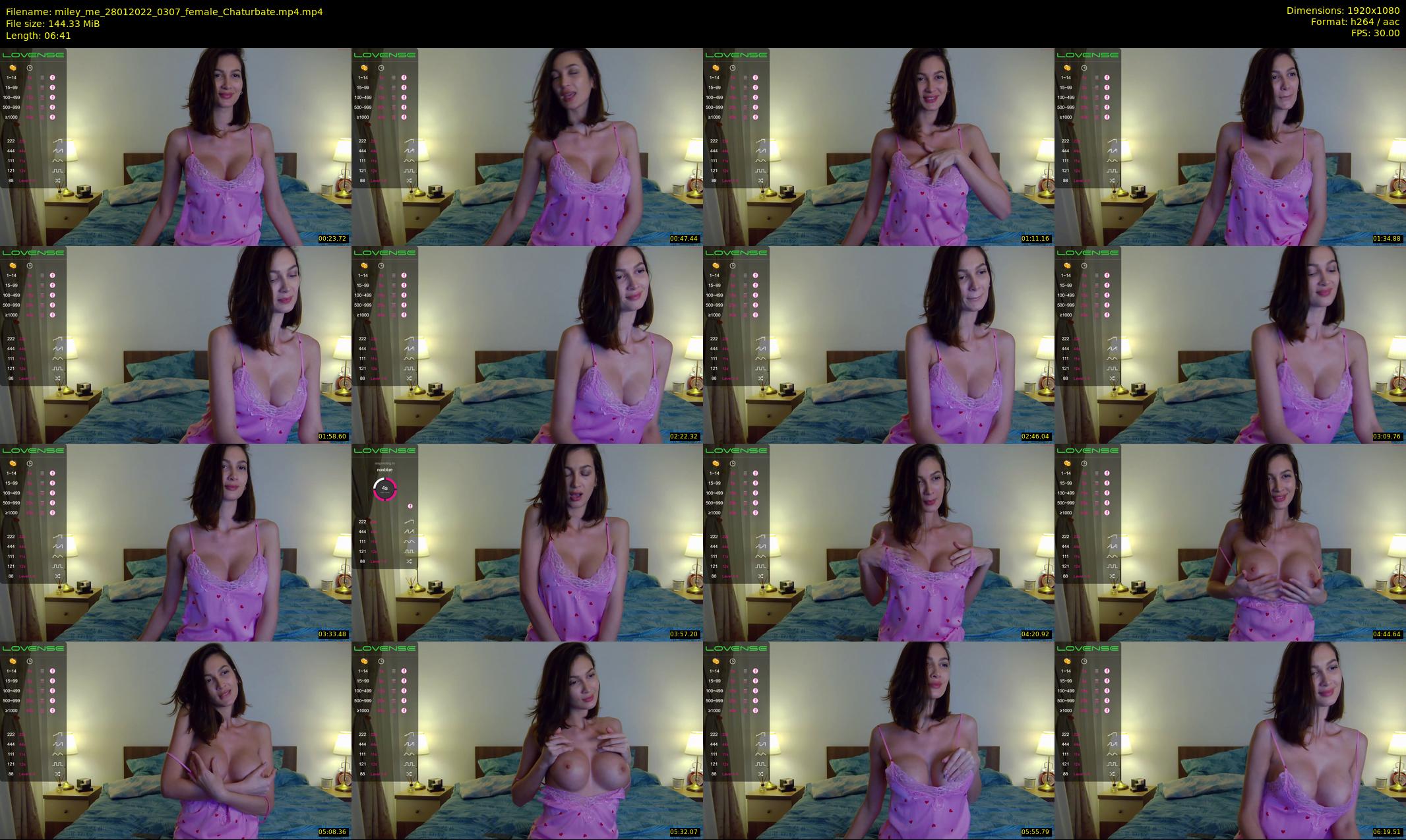 miley_me — 7 minute Chaturbate female cam show recording, 1080p, Jan 28, 2022