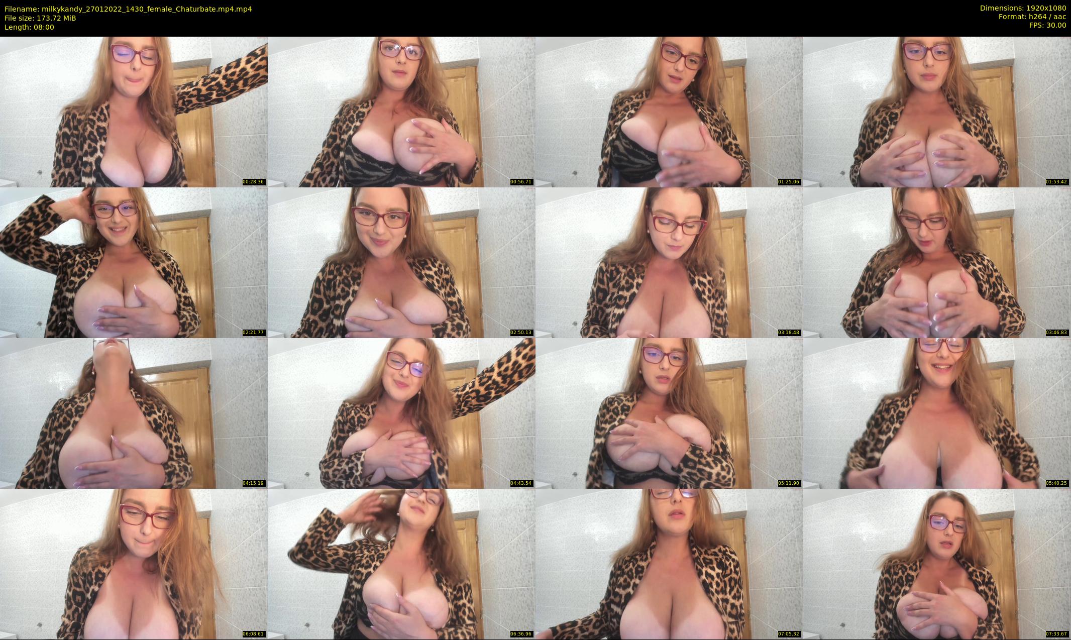 milkykandy — 8 minute Chaturbate female cam show recording, 1080p, Jan 27, 2022