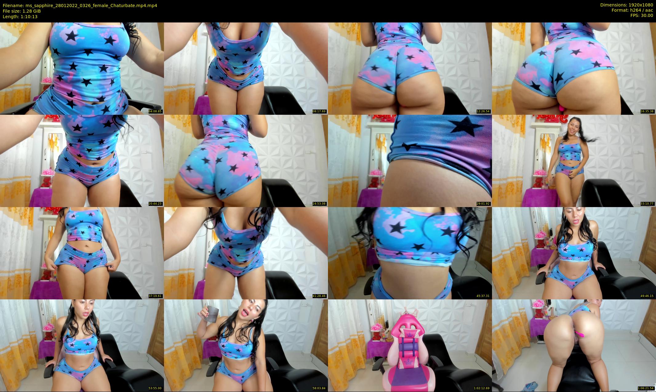 ms_sapphire — 71 minute Chaturbate female cam show recording, 1080p, Jan 28, 2022
