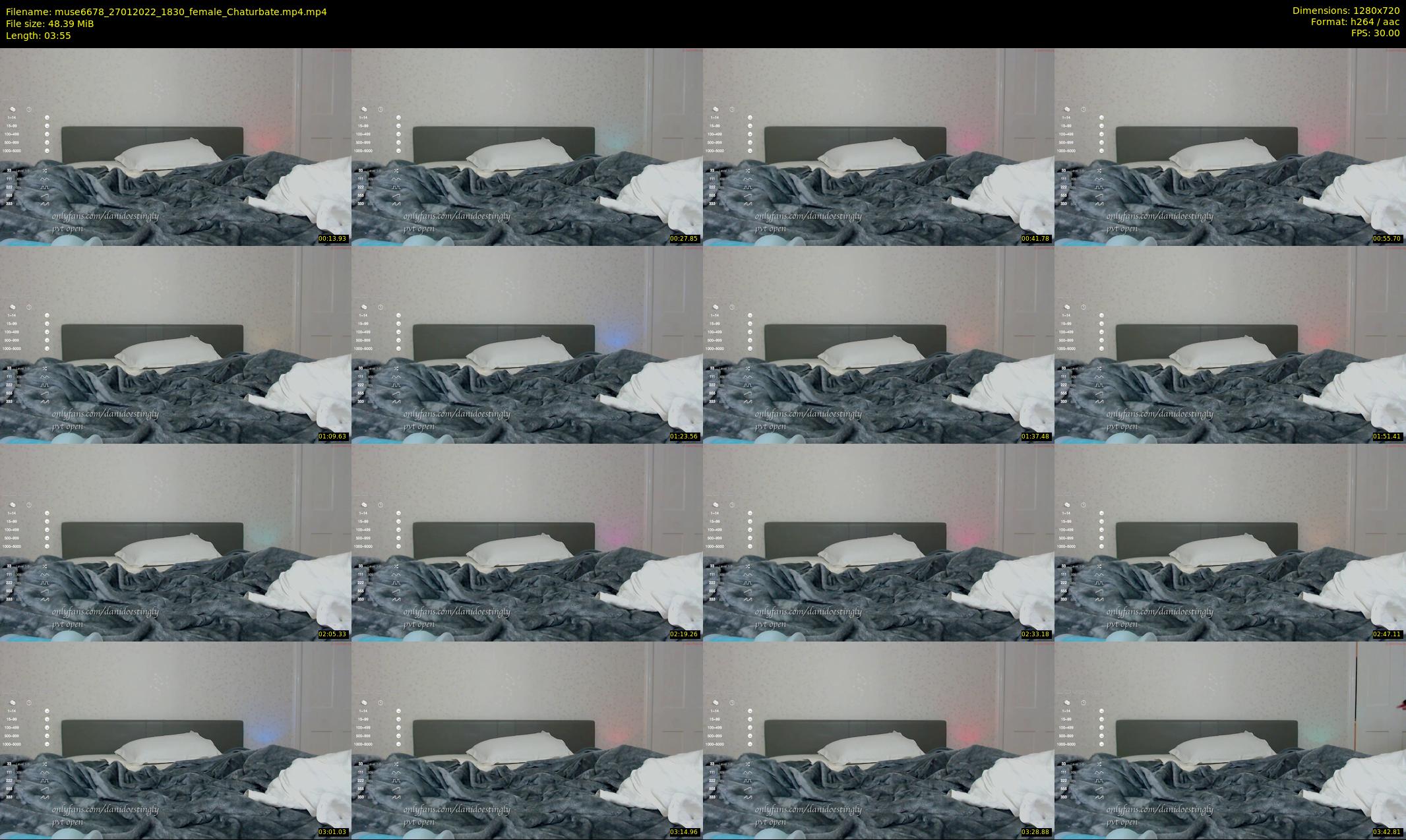 muse6678 — 4 minute Chaturbate female cam show recording, 720p, Jan 27, 2022