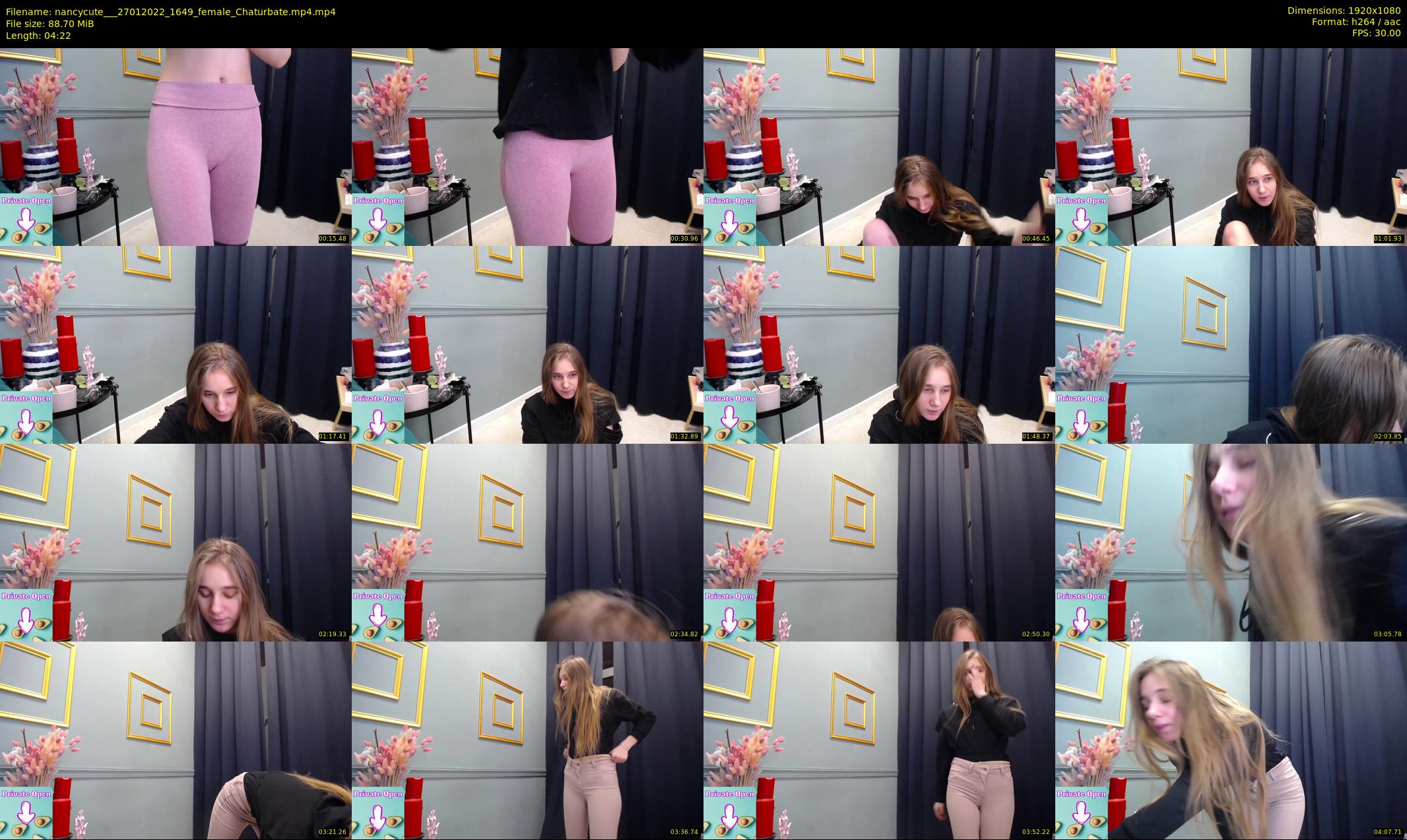 nancycute__ — 5 minute Chaturbate female cam show recording, 1080p, Jan 27, 2022