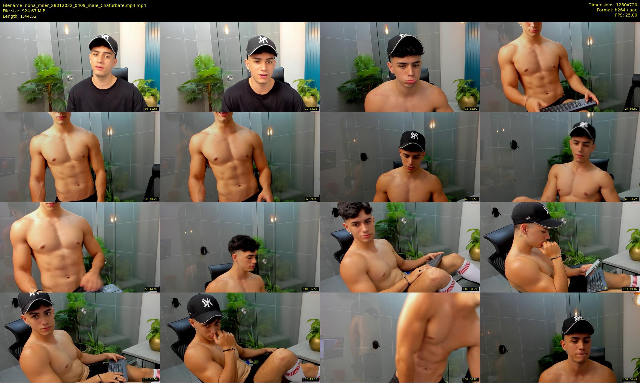 noha_miler — 105 minute Chaturbate male cam show recording, 720p, Jan 28, 2022