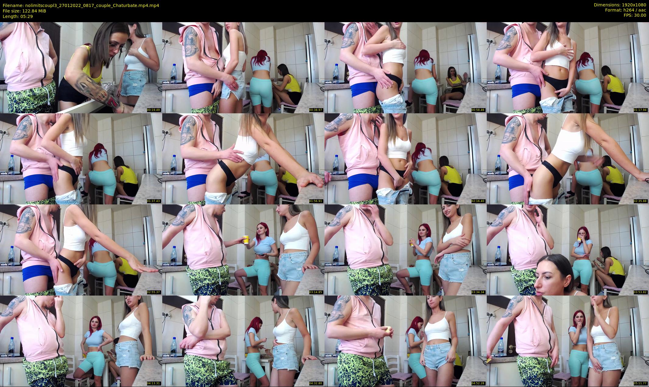 nolimitscoupl3 — 6 minute Chaturbate couple cam show recording, 1080p, Jan 27, 2022