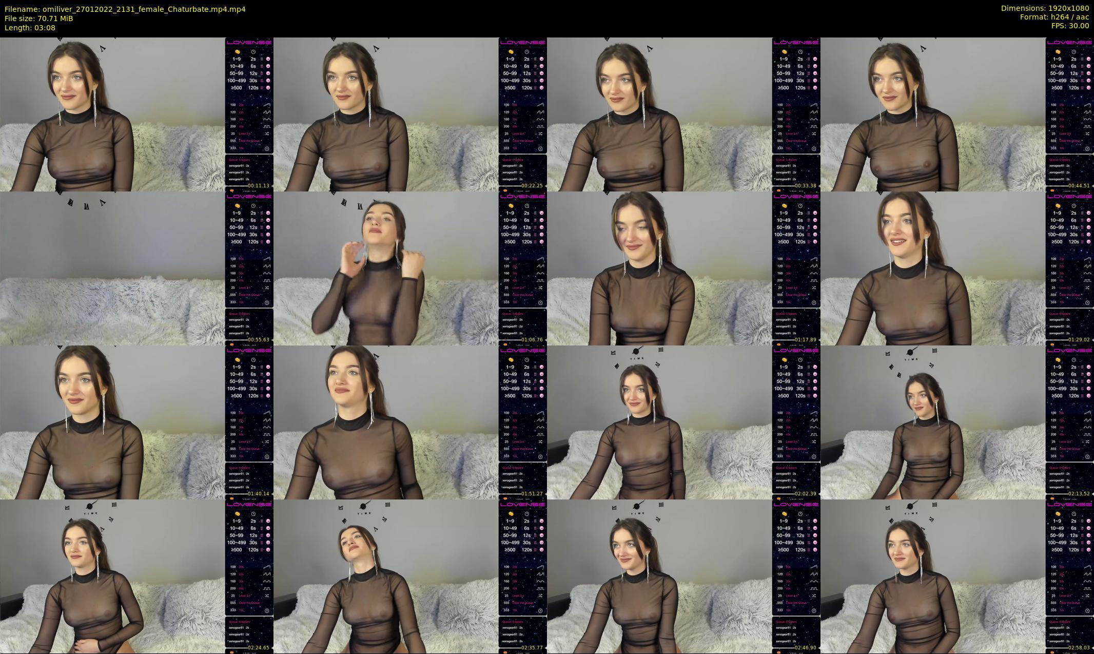 omiliver — 4 minute Chaturbate female cam show recording, 1080p, Jan 27, 2022