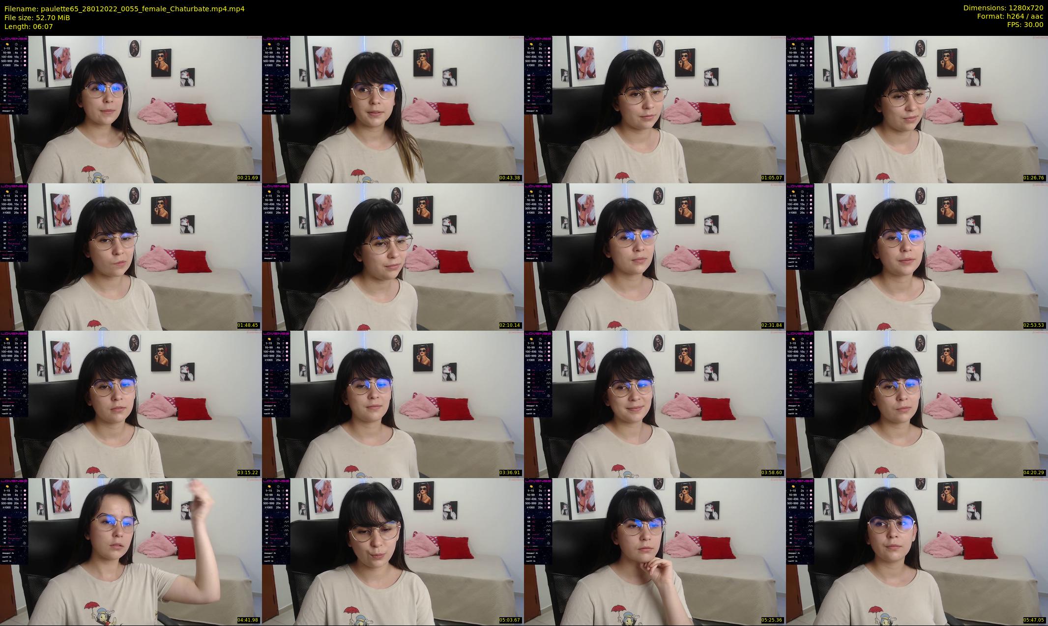 paulette65 — 7 minute Chaturbate female cam show recording, 720p, Jan 28, 2022