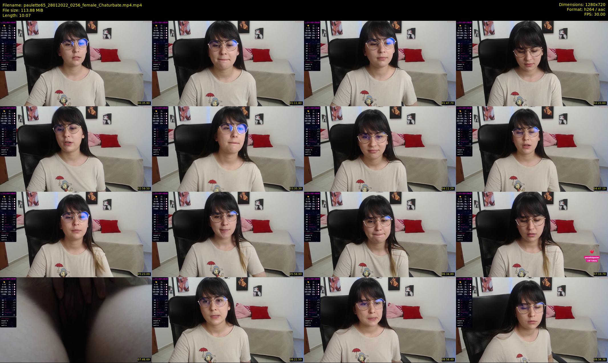 paulette65 — 11 minute Chaturbate female cam show recording, 720p, Jan 28, 2022
