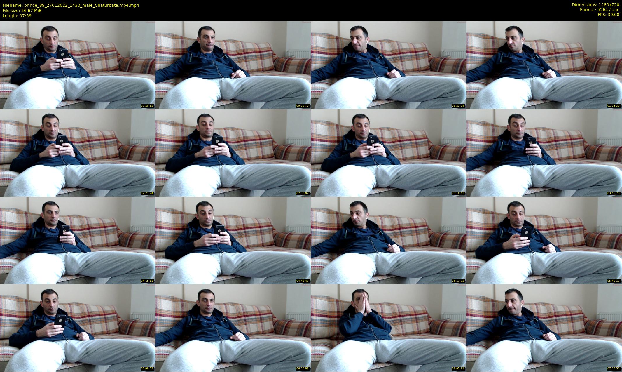 prince_89 — 8 minute Chaturbate male cam show recording, 720p, Jan 27, 2022