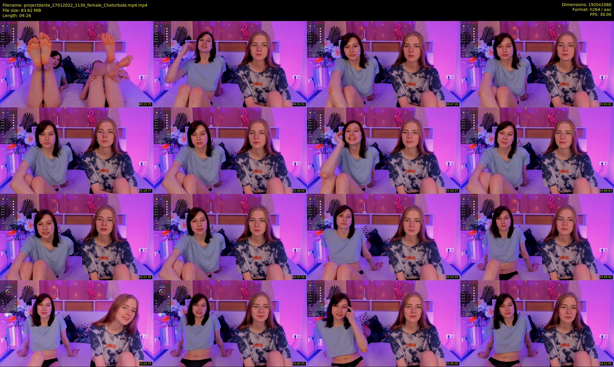 projectdanta — 5 minute Chaturbate female cam show recording, 1080p, Jan 27, 2022