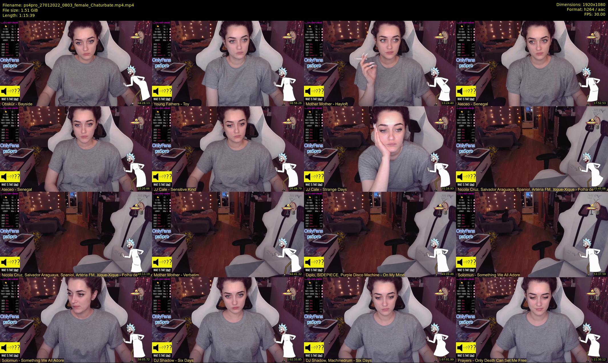 ps4pro — 76 minute Chaturbate female cam show recording, 1080p, Jan 27, 2022