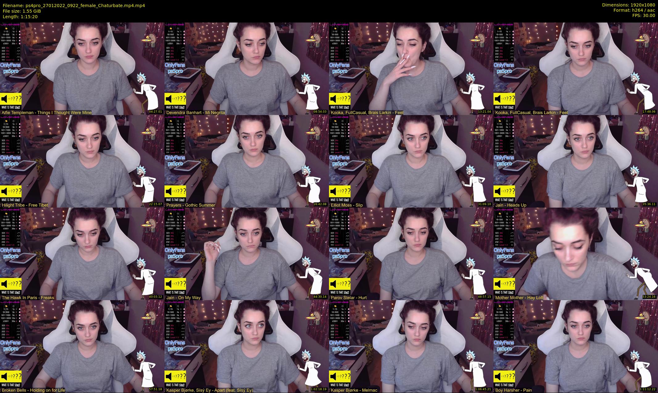ps4pro — 76 minute Chaturbate female cam show recording, 1080p, Jan 27, 2022