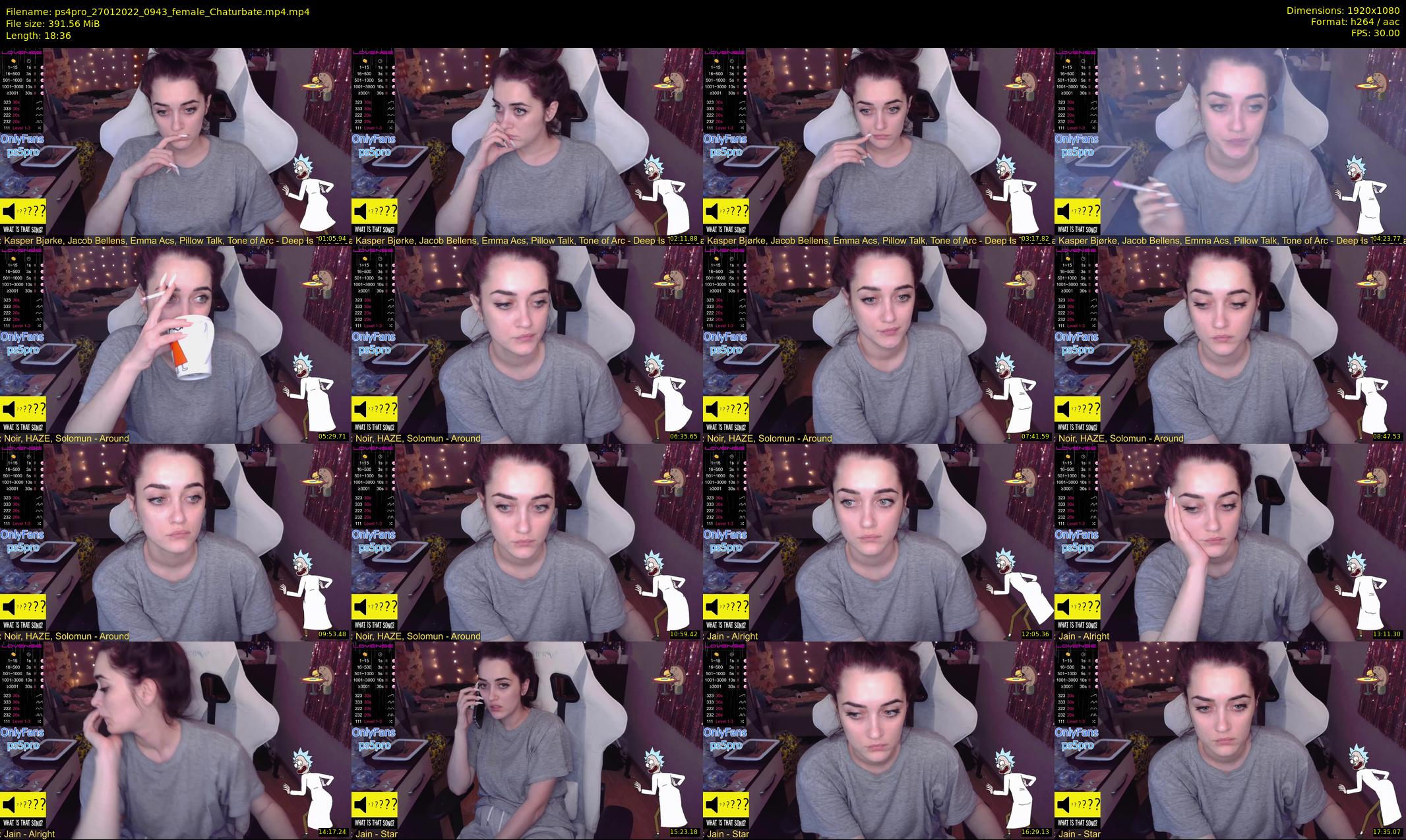 ps4pro — 19 minute Chaturbate female cam show recording, 1080p, Jan 27, 2022