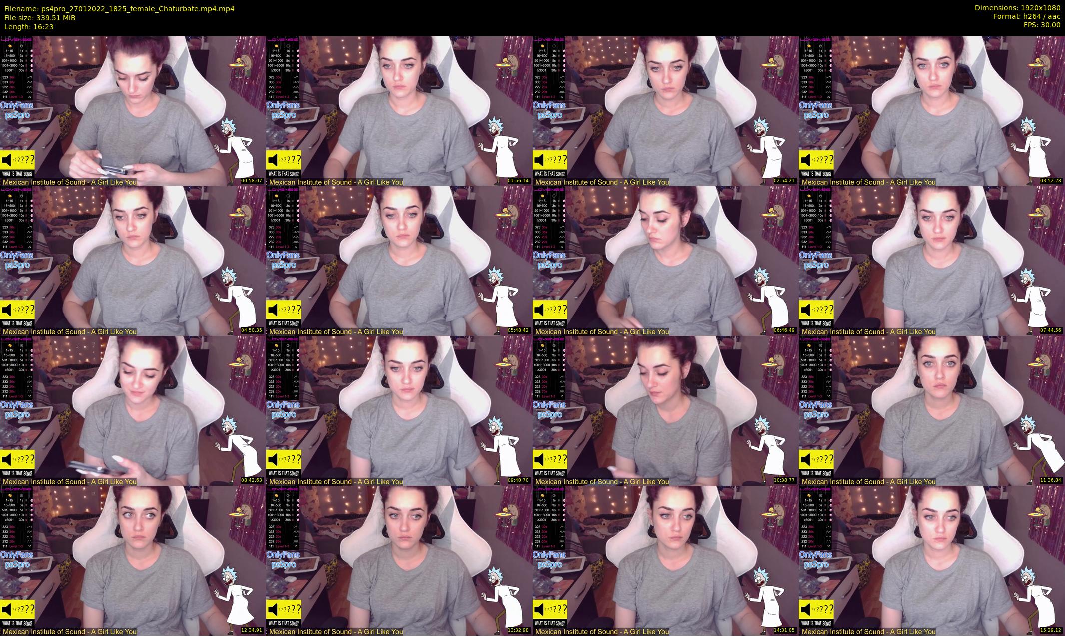 ps4pro — 17 minute Chaturbate female cam show recording, 1080p, Jan 27, 2022