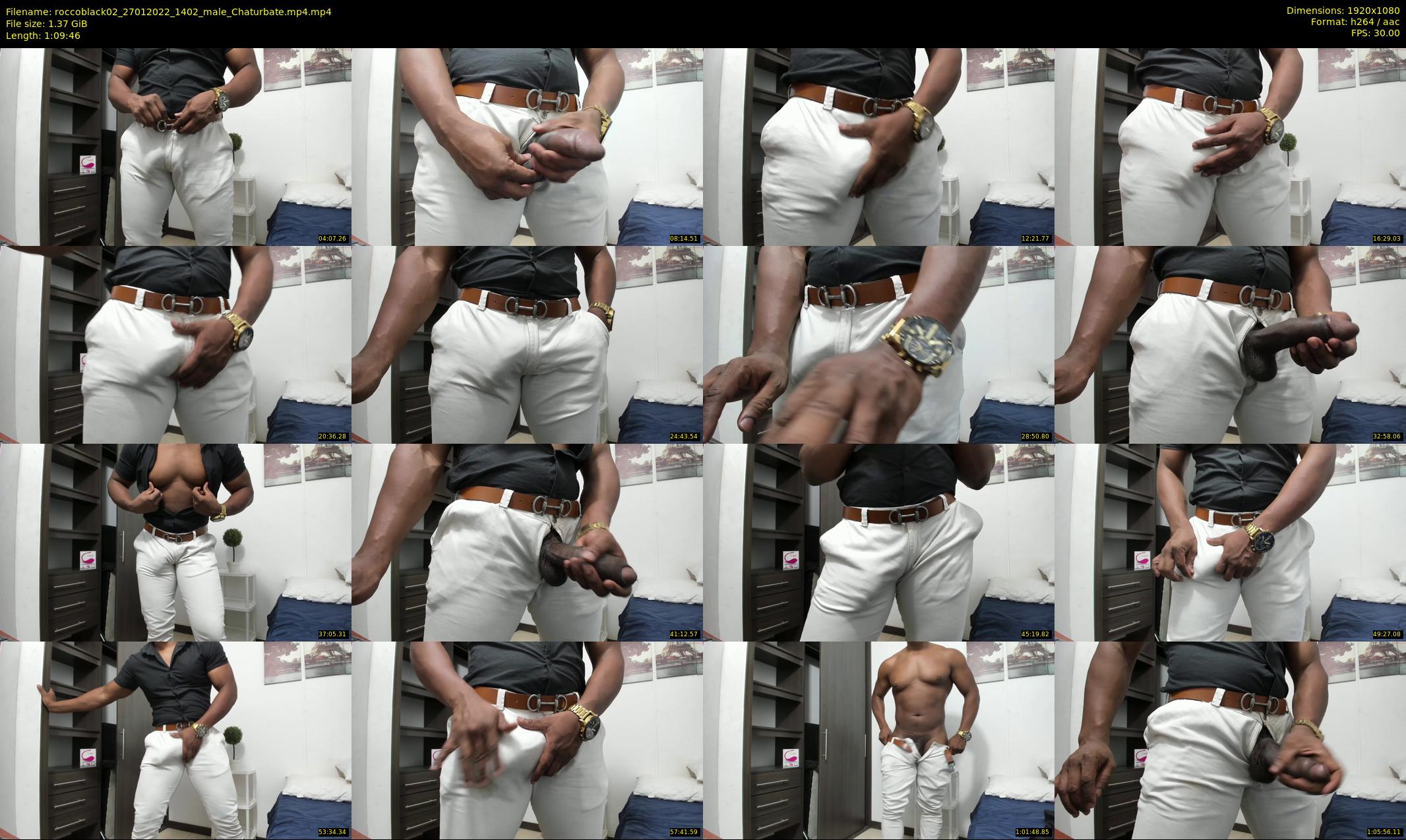roccoblack02 — 70 minute Chaturbate male cam show recording, 1080p, Jan 27, 2022