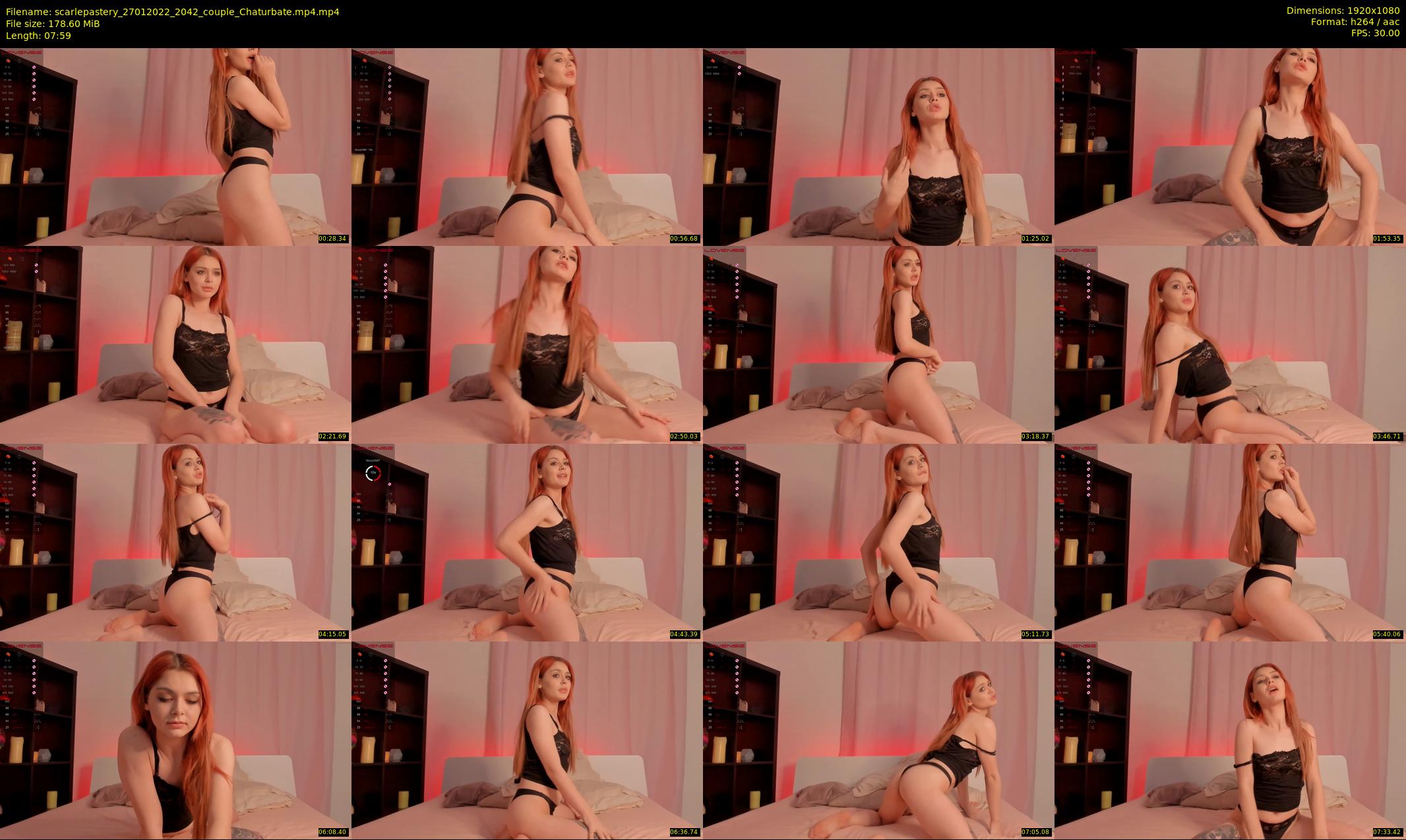 scarlepastery — 8 minute Chaturbate couple cam show recording, 1080p, Jan 27, 2022