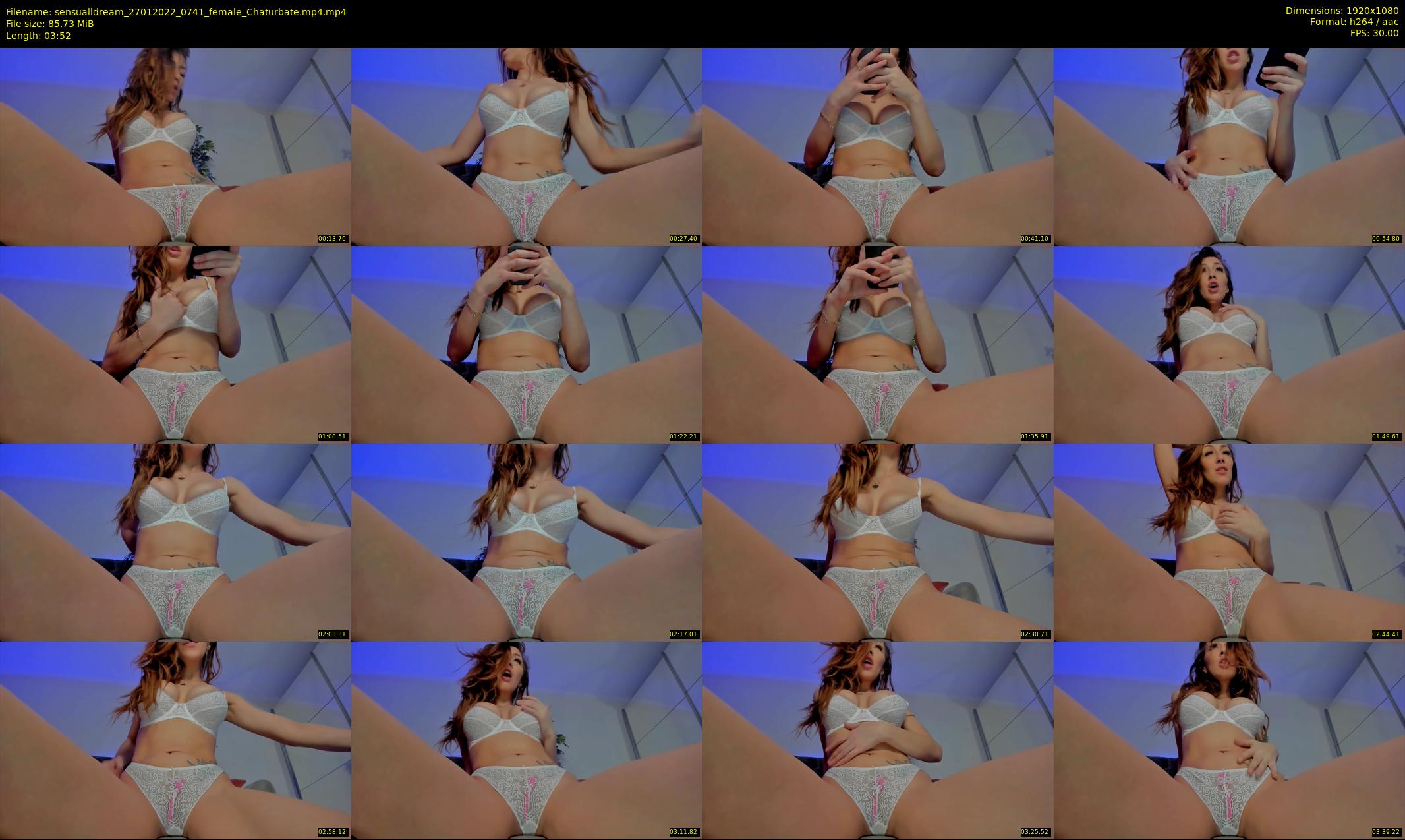 sensualldream — 4 minute Chaturbate female cam show recording, 1080p, Jan 27, 2022