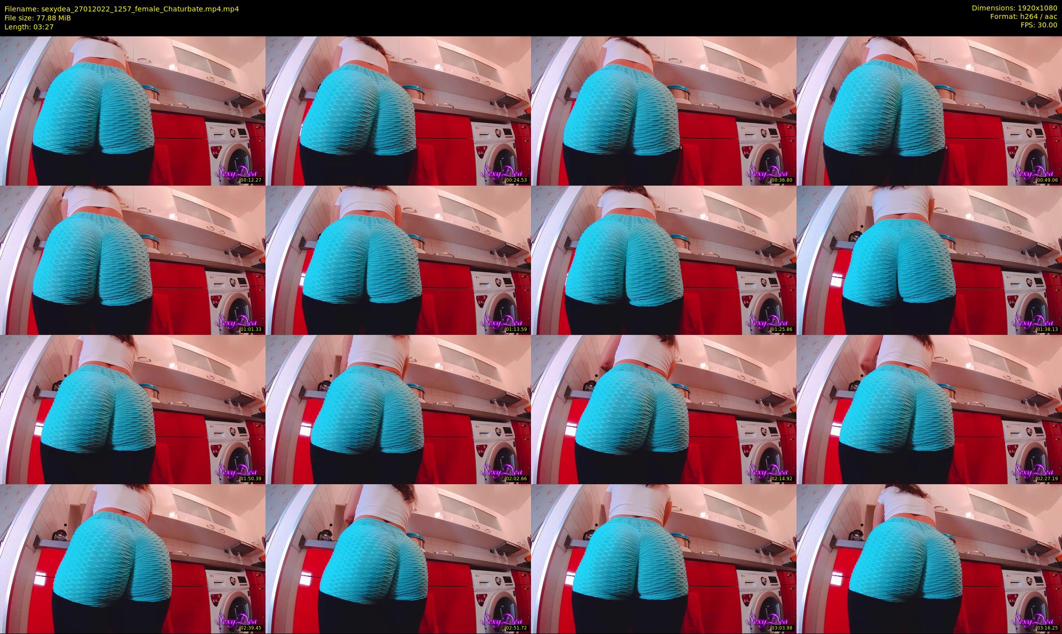 sexydea — 4 minute Chaturbate female cam show recording, 1080p, Jan 27, 2022