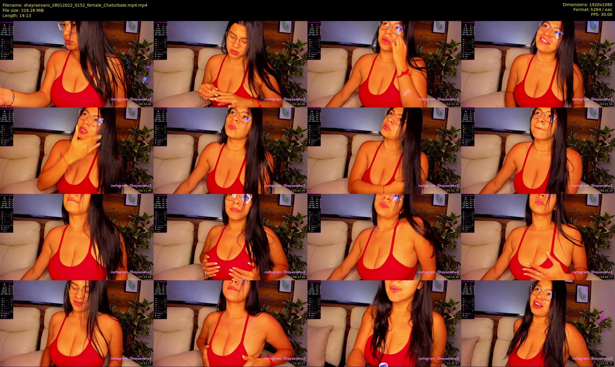 shayraevans — 15 minute Chaturbate female cam show recording, 1080p, Jan 28, 2022