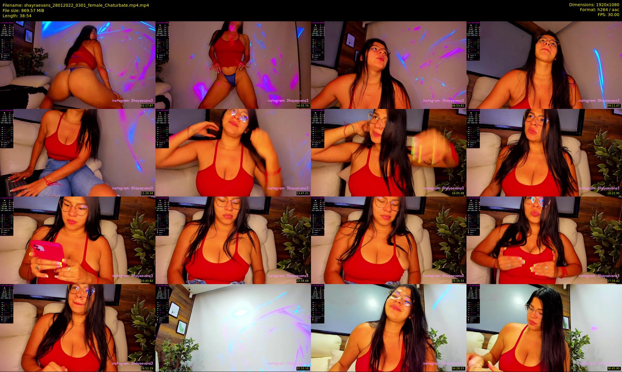 shayraevans — 39 minute Chaturbate female cam show recording, 1080p, Jan 28, 2022