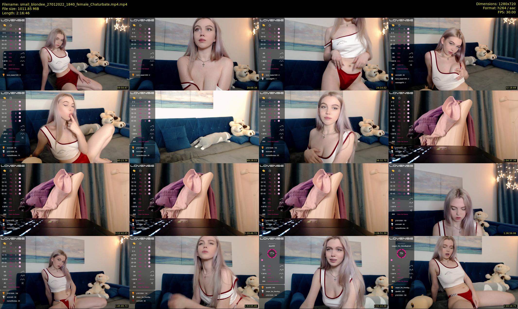 small_blondee — 137 minute Chaturbate female cam show recording, 720p, Jan 27, 2022