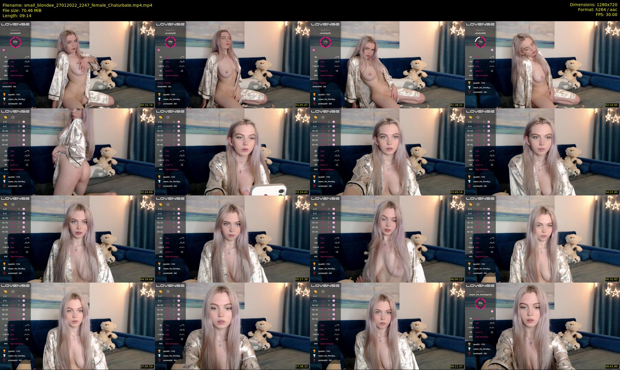 small_blondee — 10 minute Chaturbate female cam show recording, 720p, Jan 27, 2022