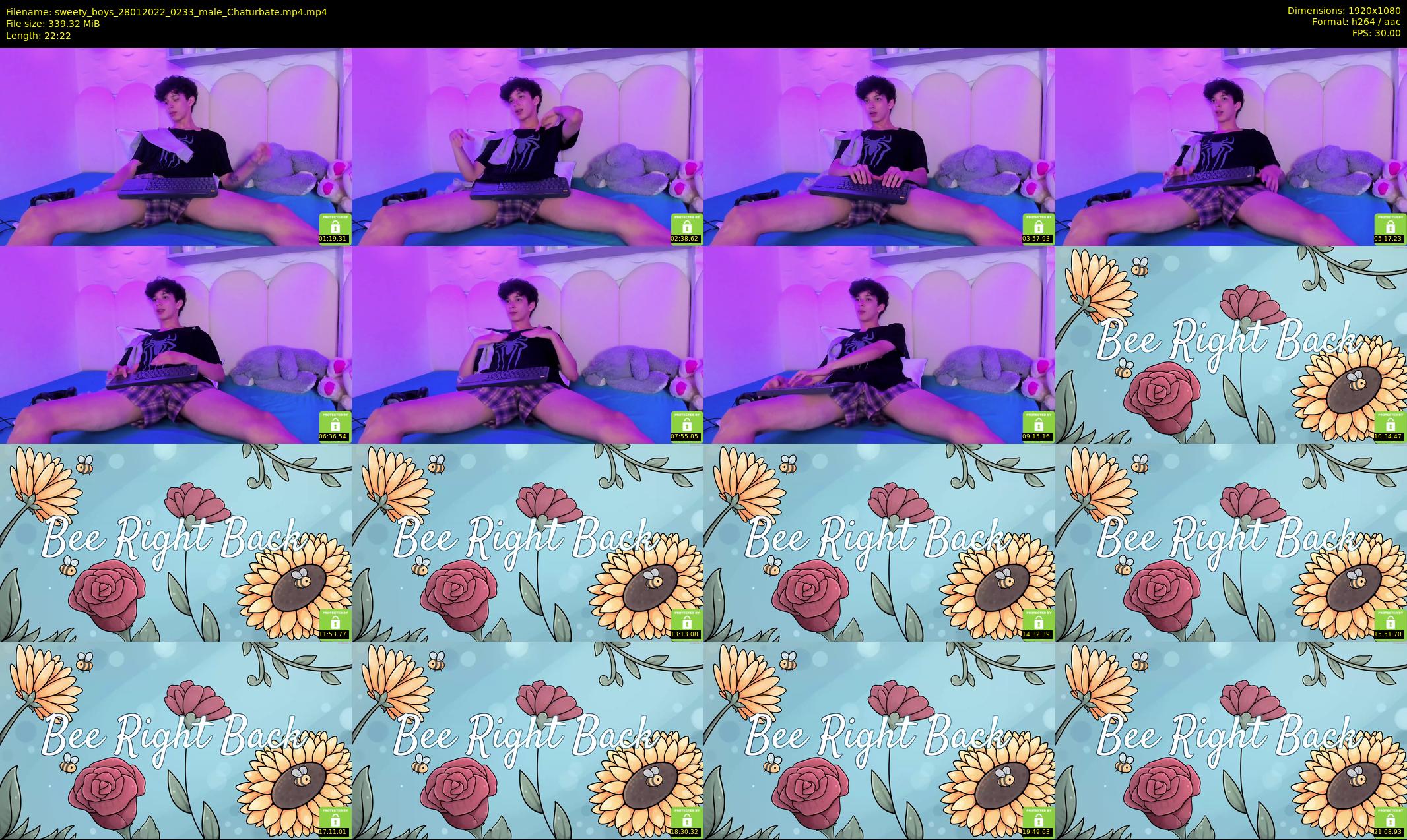 sweety_boys — 23 minute Chaturbate male cam show recording, 1080p, Jan 28, 2022