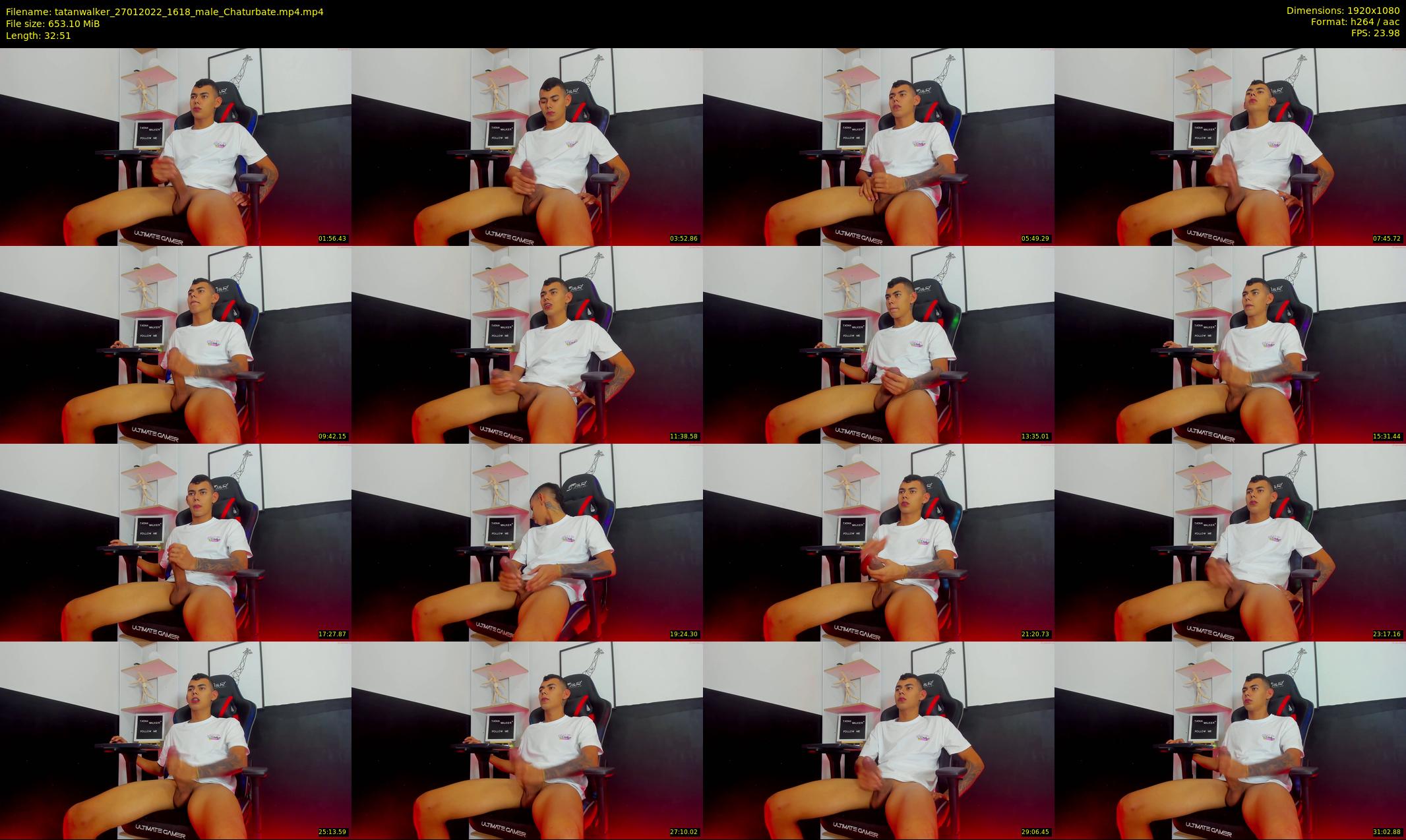 tatanwalker — 33 minute Chaturbate male cam show recording, 1080p, Jan 27, 2022