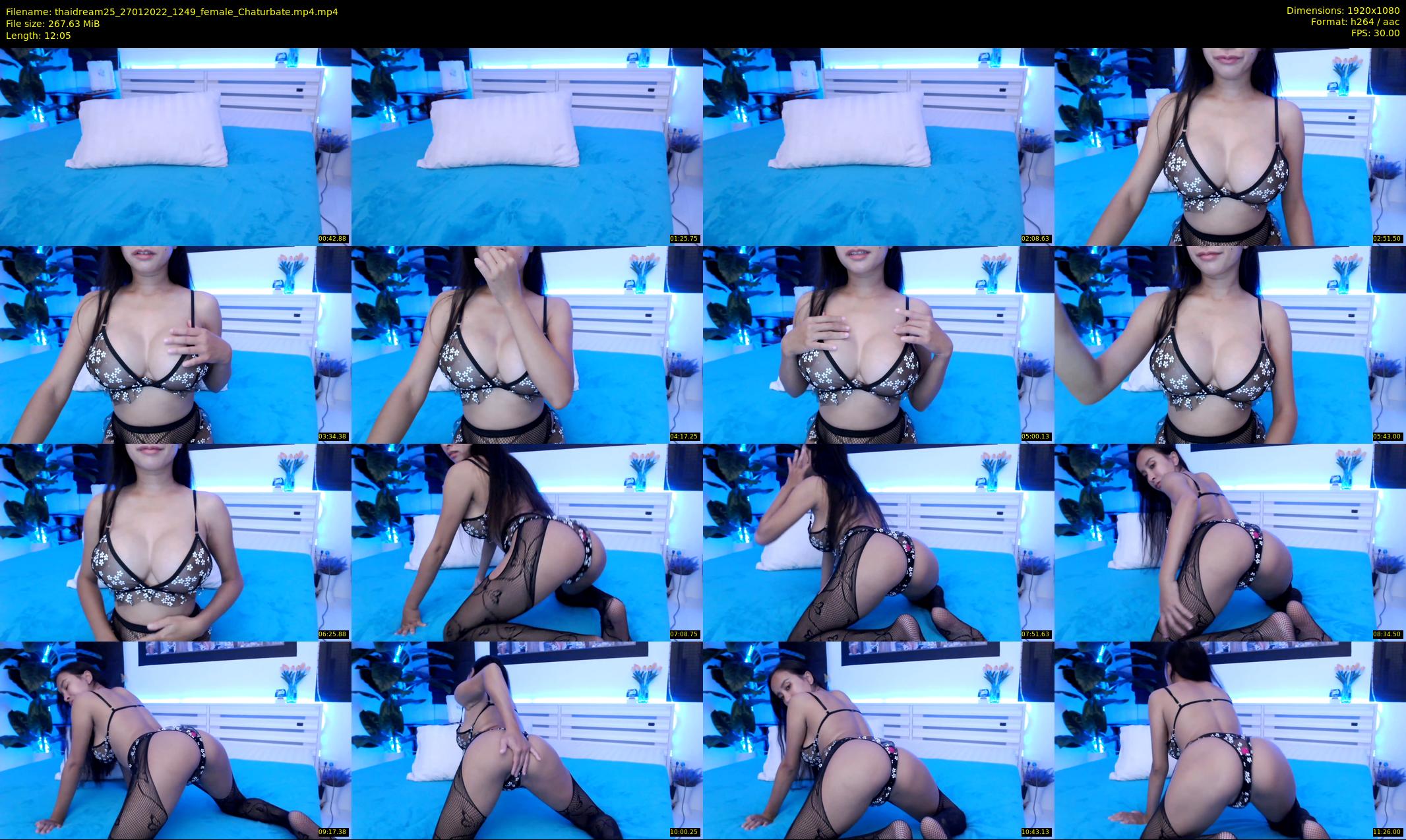 thaidream25 — 13 minute Chaturbate female cam show recording, 1080p, Jan 27, 2022