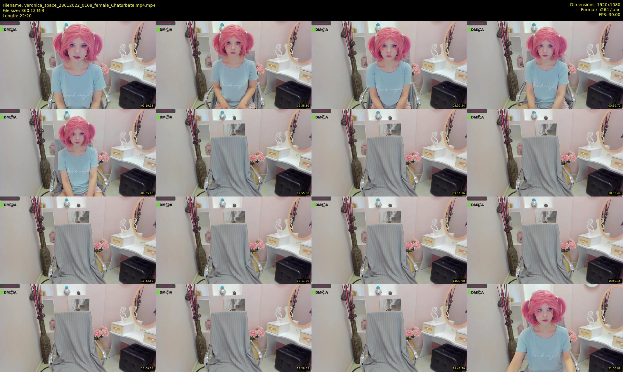 veronica_space — 23 minute Chaturbate female cam show recording, 1080p, Jan 28, 2022