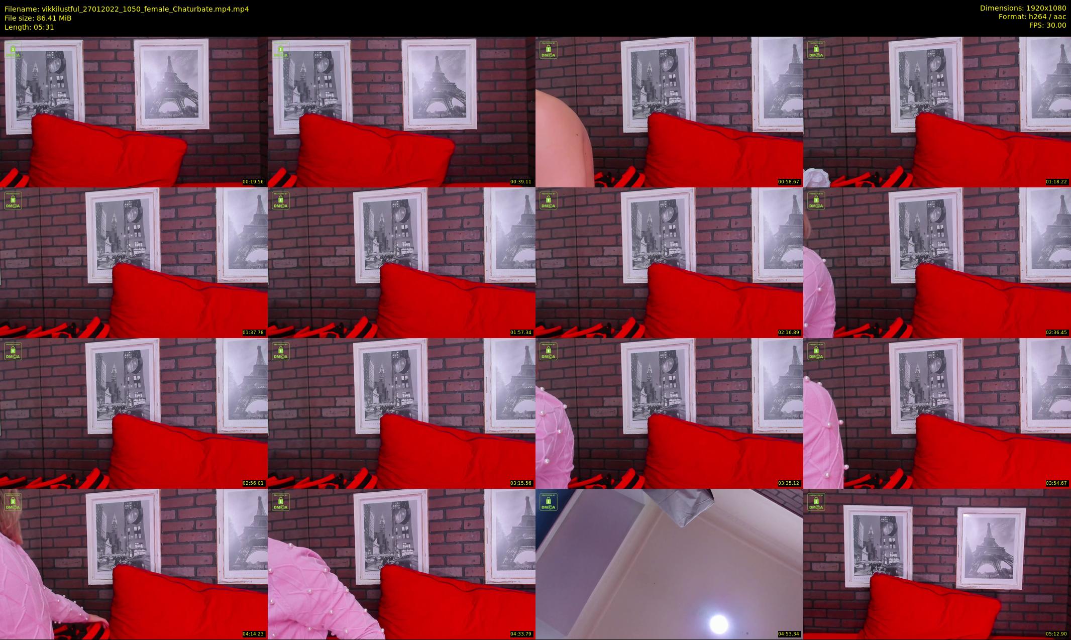 vikkilustful — 6 minute Chaturbate female cam show recording, 1080p, Jan 27, 2022