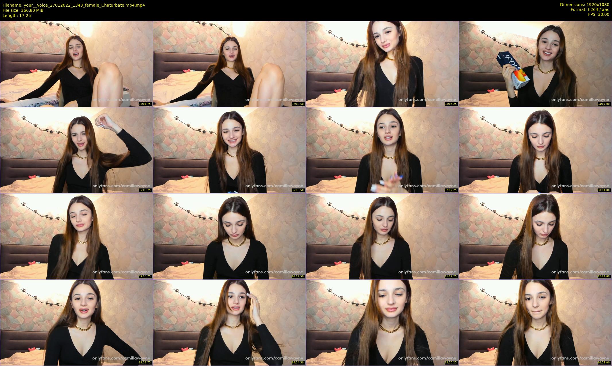 your__voice — 18 minute Chaturbate female cam show recording, 1080p, Jan 27, 2022