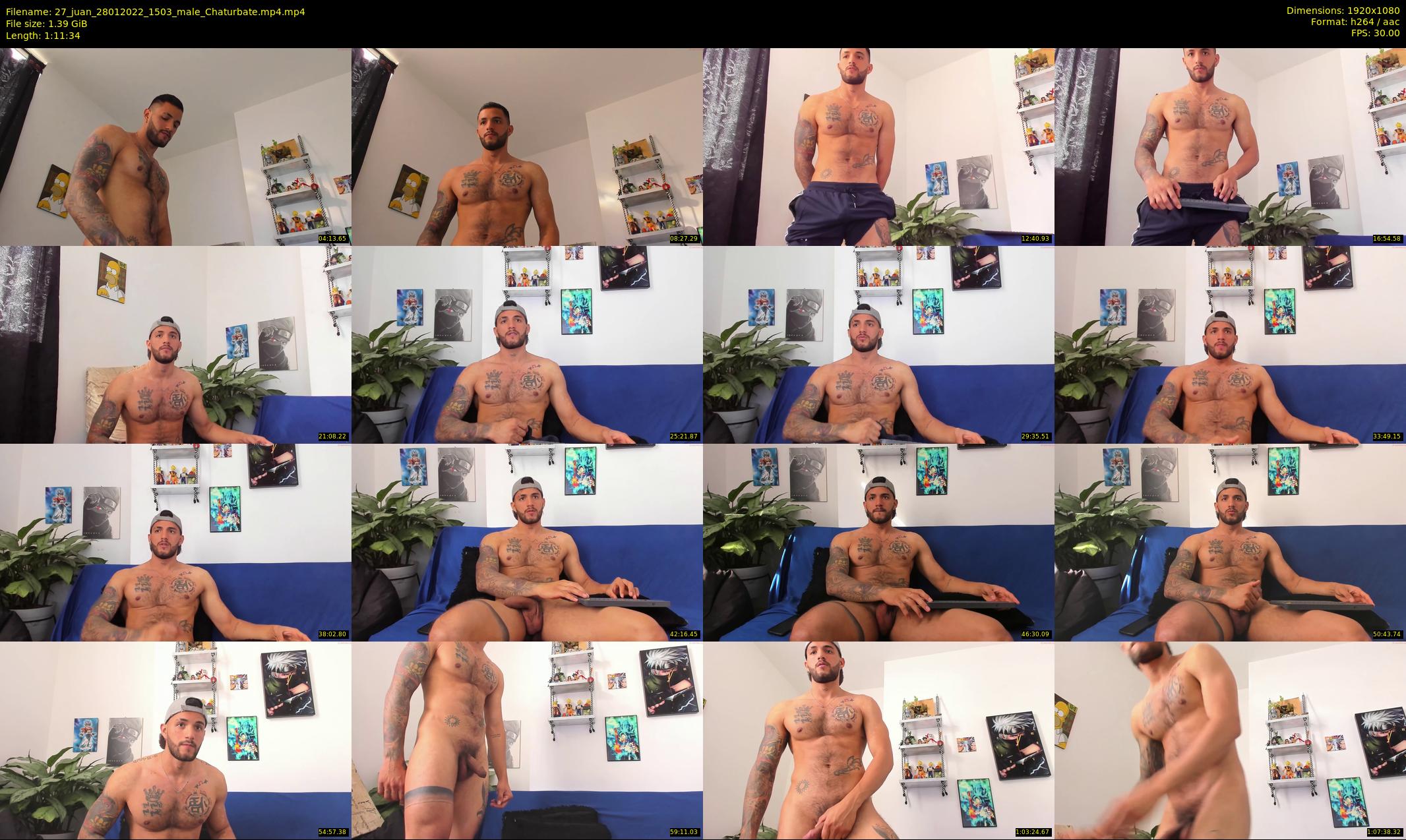 27_juan — 72 minute Chaturbate male cam show recording, 1080p, Jan 28, 2022