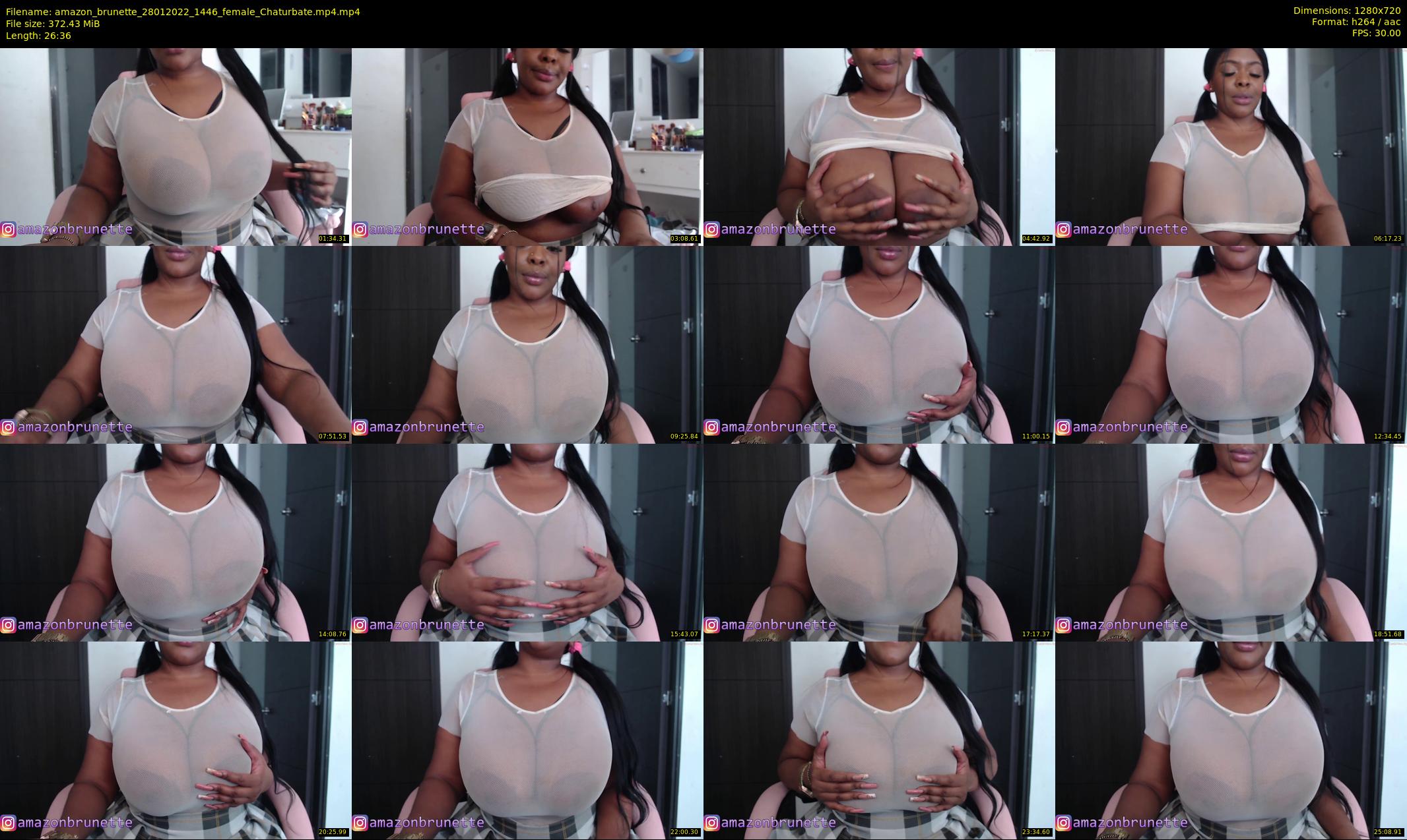 amazon_brunette — 27 minute Chaturbate female cam show recording, 720p, Jan 28, 2022