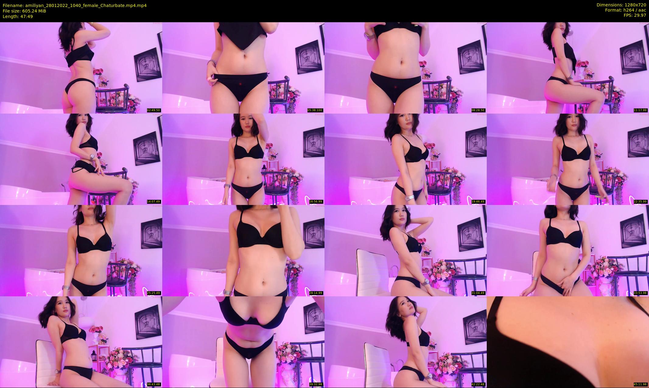 amiliyan — 48 minute Chaturbate female cam show recording, 720p, Jan 28, 2022