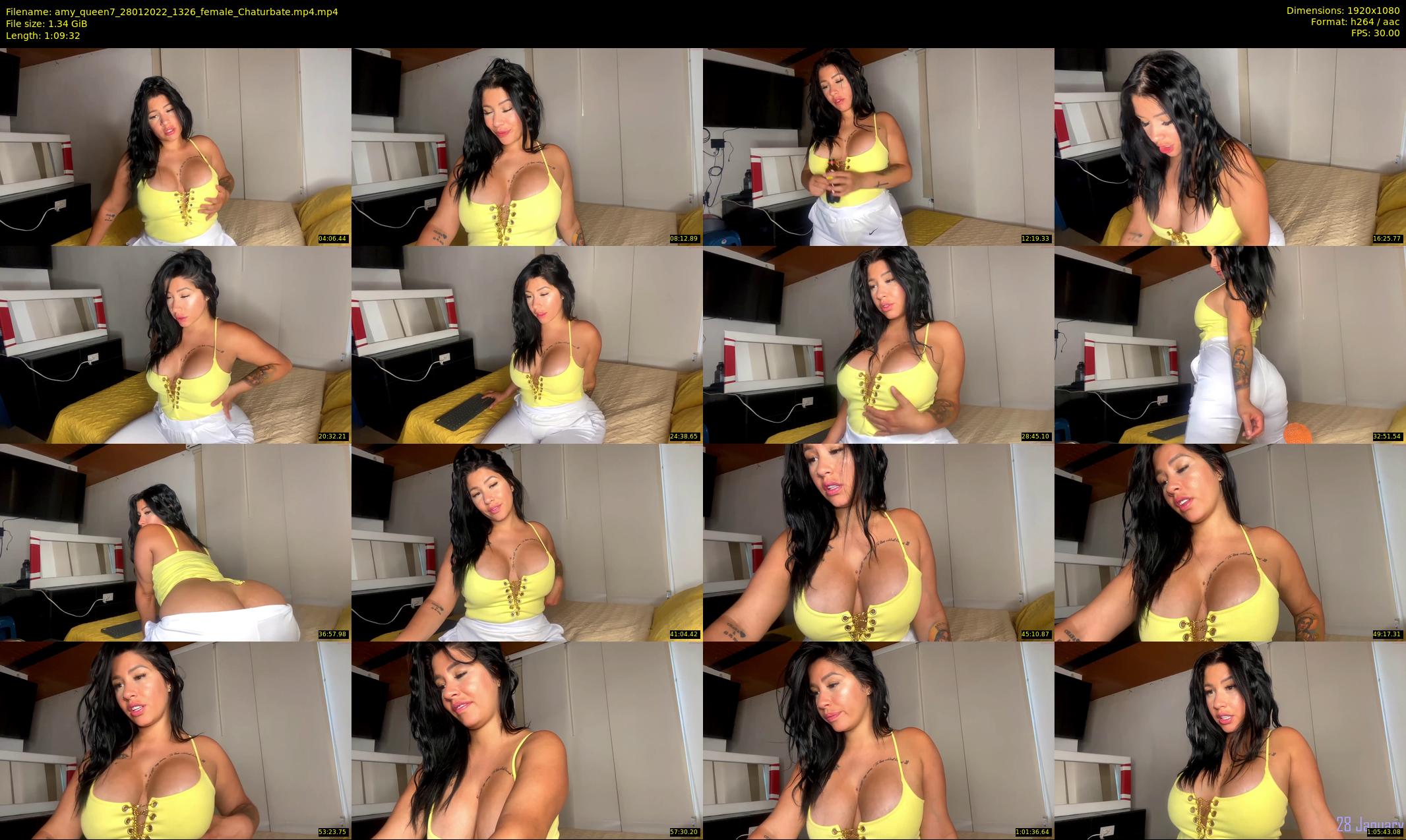 amy_queen7 — 70 minute Chaturbate female cam show recording, 1080p, Jan 28, 2022