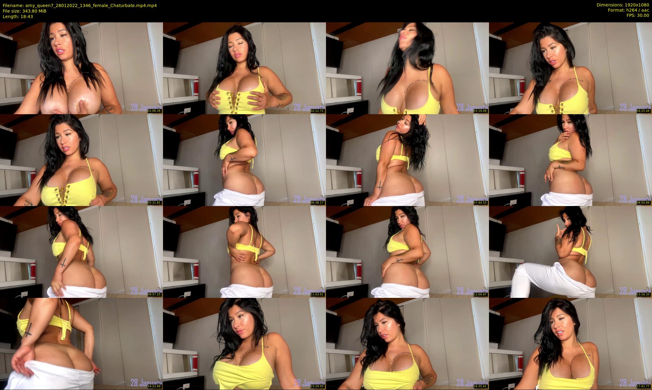 amy_queen7 — 19 minute Chaturbate female cam show recording, 1080p, Jan 28, 2022