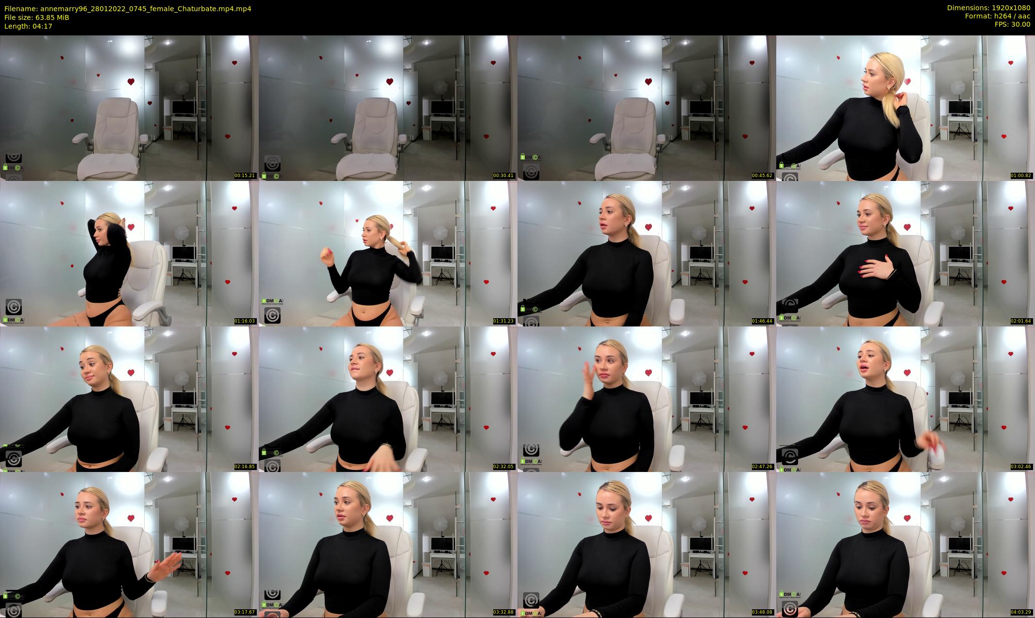 annemarry96 — 5 minute Chaturbate female cam show recording, 1080p, Jan 28, 2022